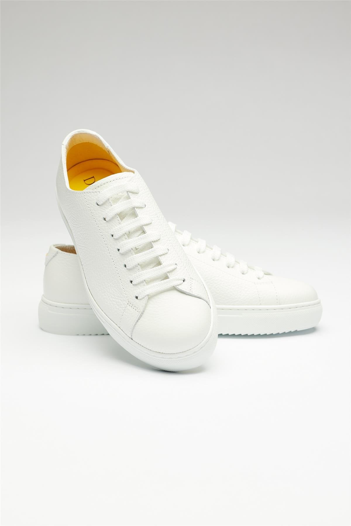 Beyaz Deri Sneaker - Image 2