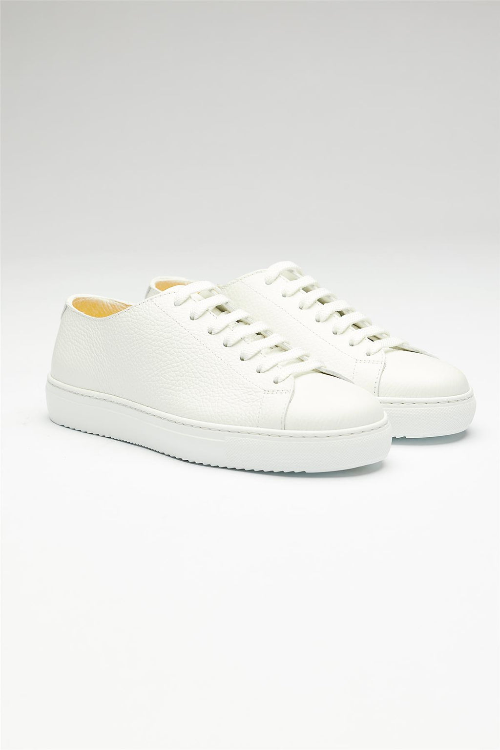 Beyaz Deri Sneaker - 6