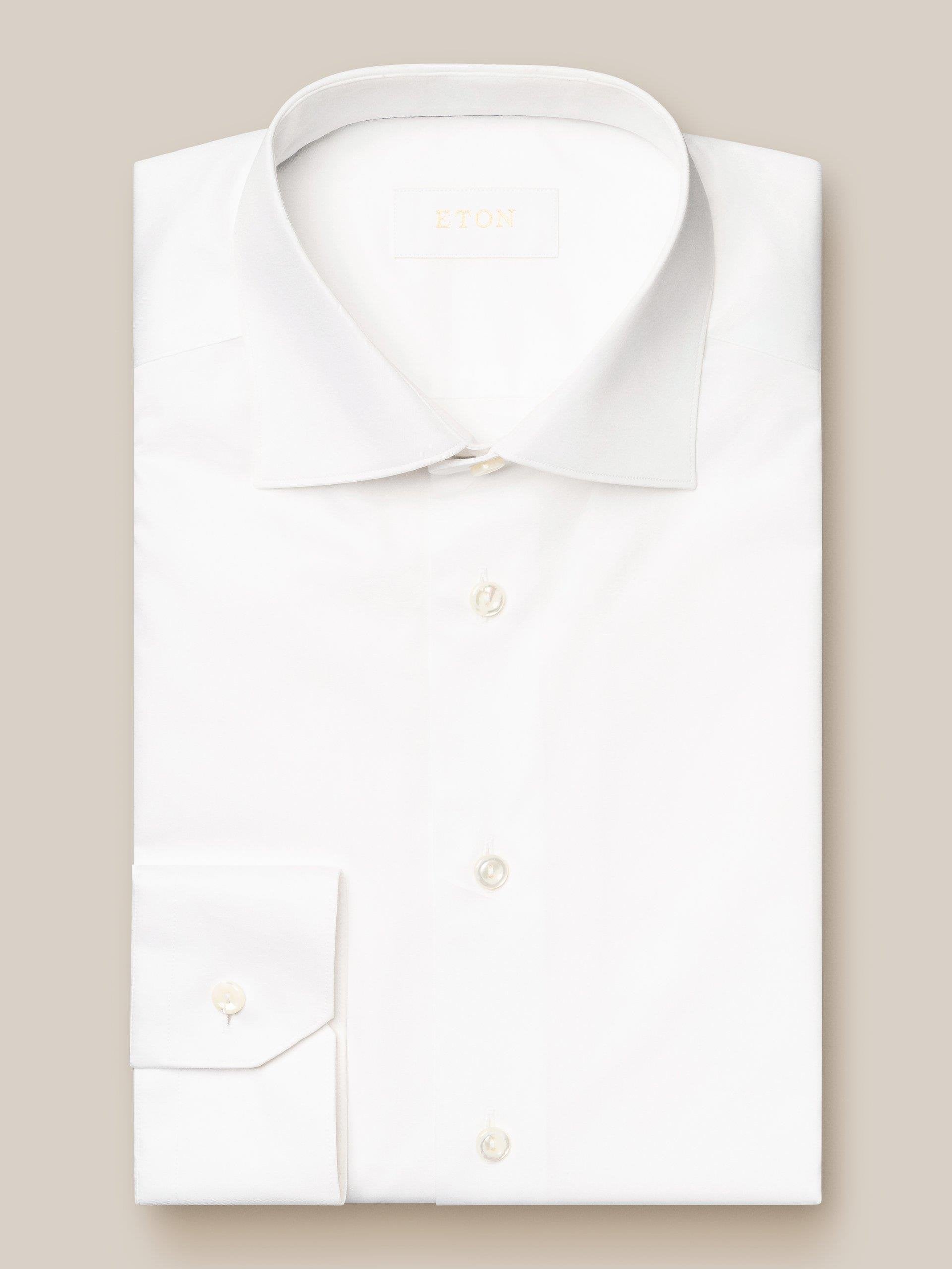 Beyaz Elevated Organik Pamuk Gömlek - Image 2