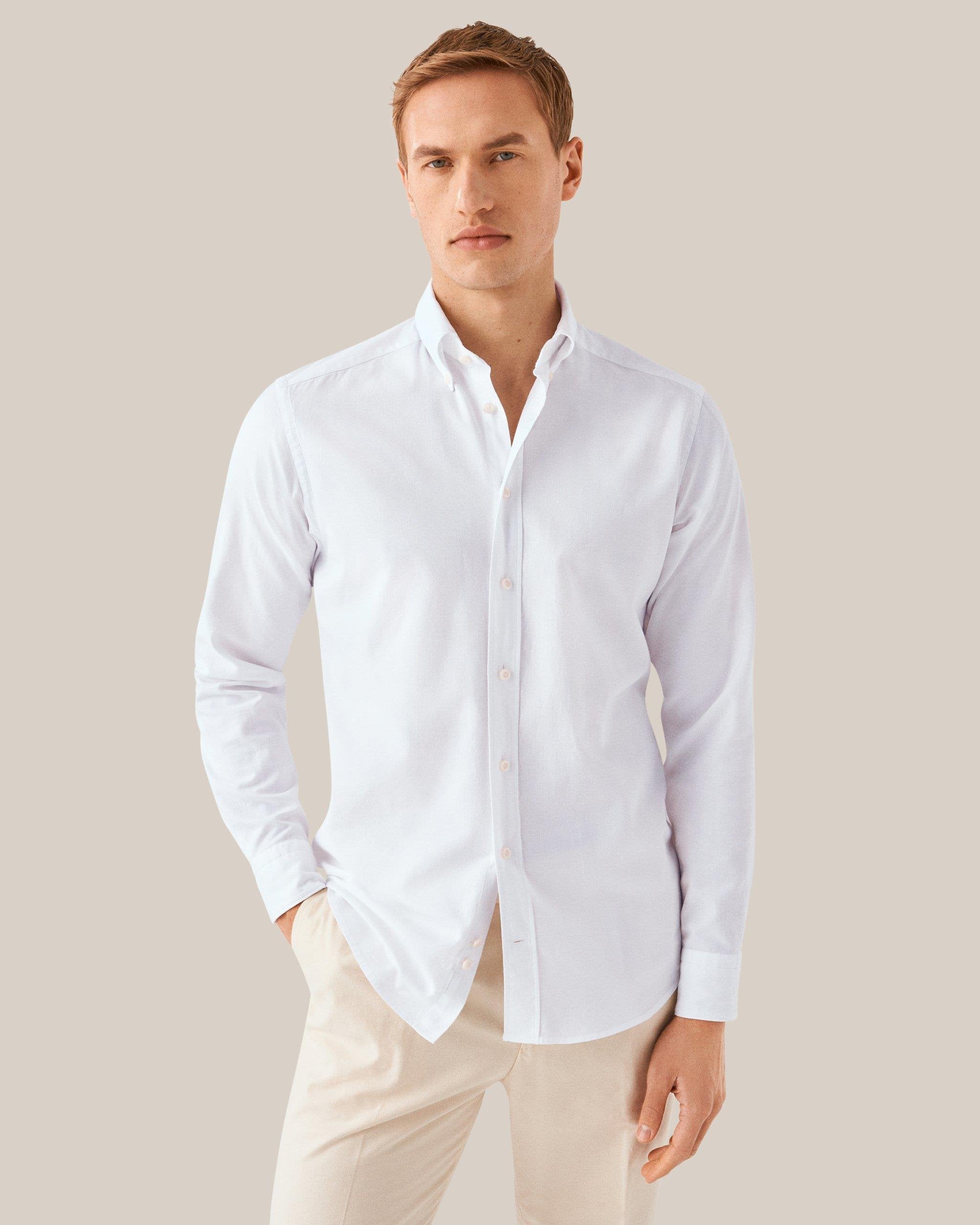 Beyaz Royal Oxford Pamuk Gömlek - Image 1