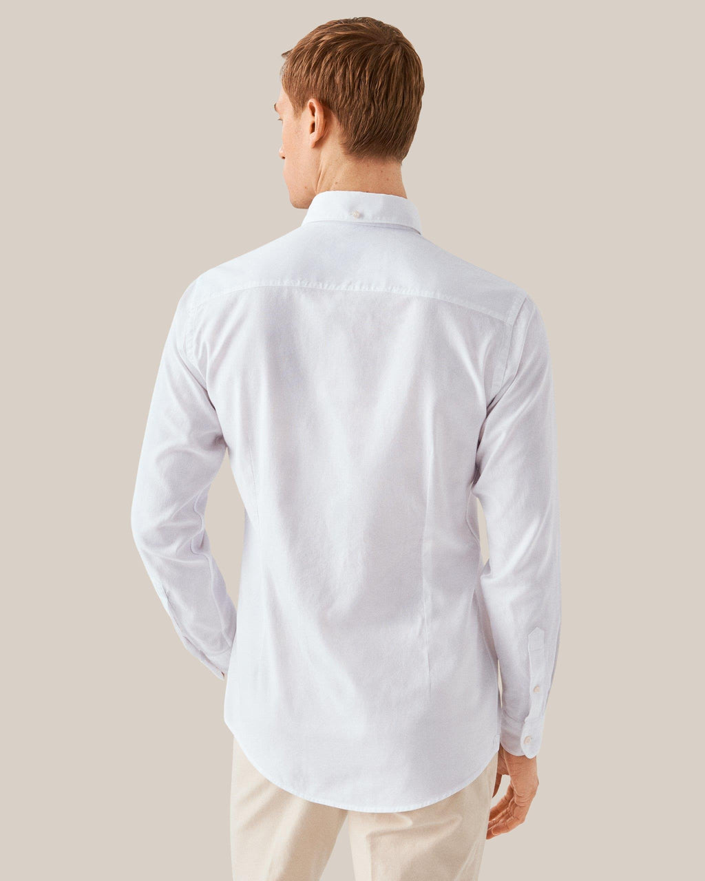 Beyaz Royal Oxford Pamuk Gömlek - Image 5