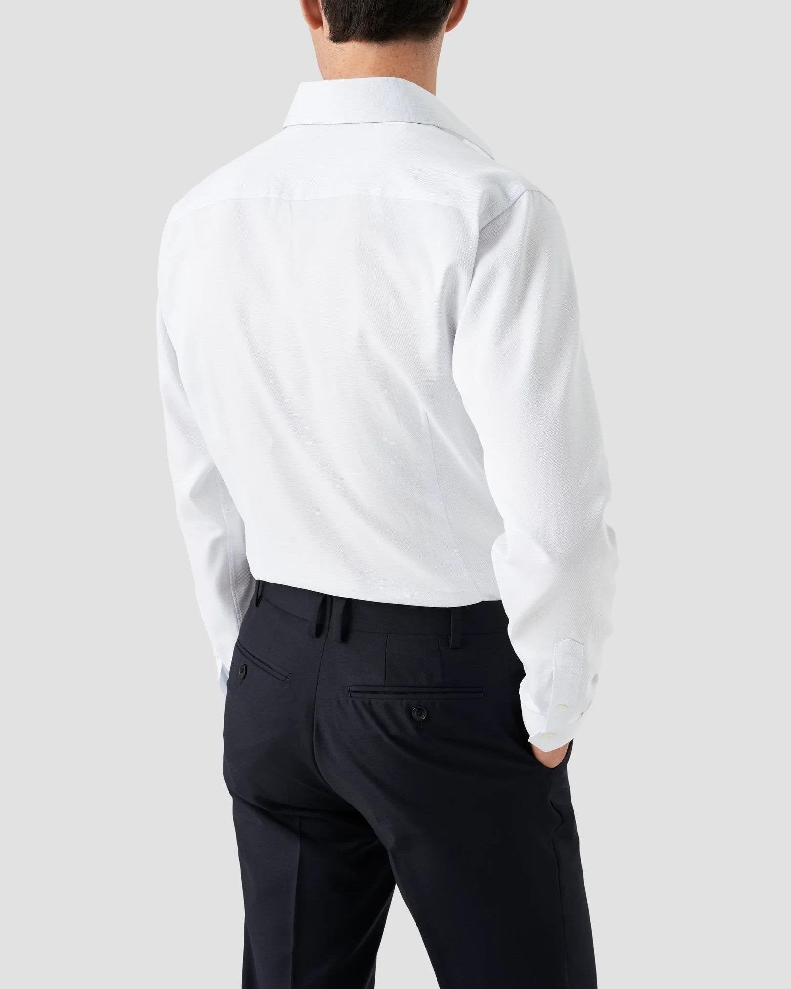 Beyaz Signature Twill Pamuk Gömlek - Image 2