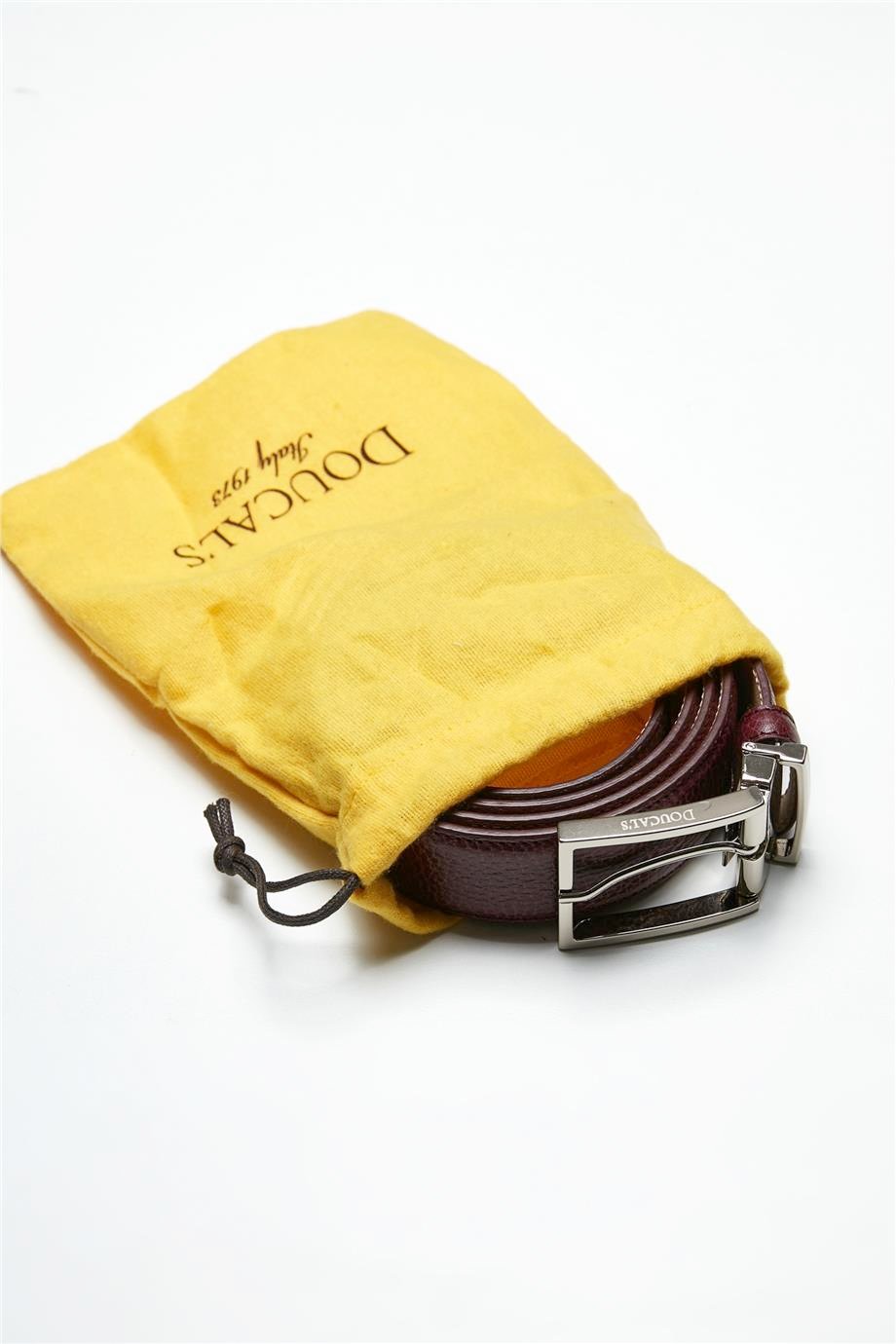 Bordo Deri Erkek Kemer - Image 4