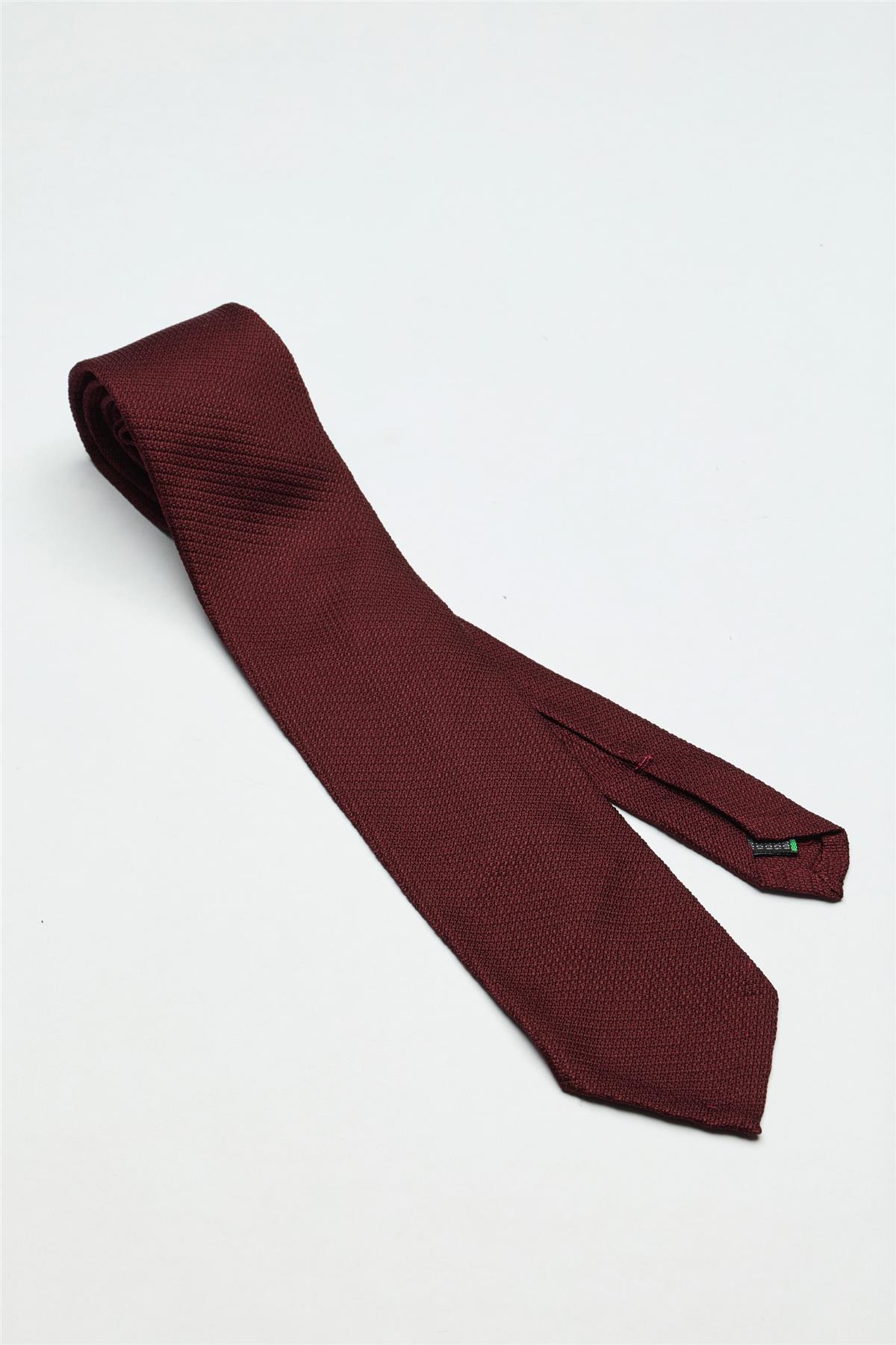 Bordo Garza İpek Kravat - Image 1