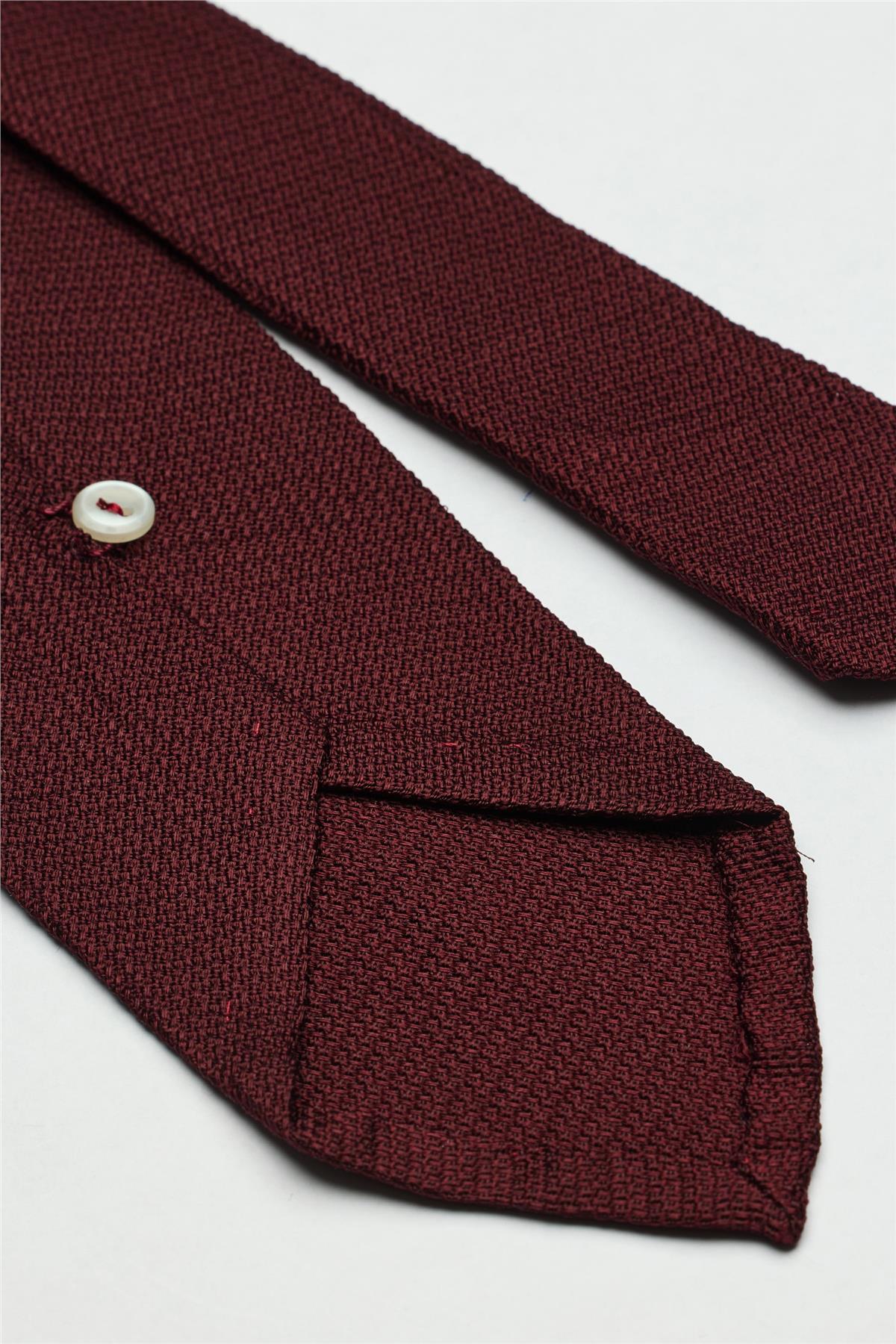 Bordo Garza İpek Kravat - 4