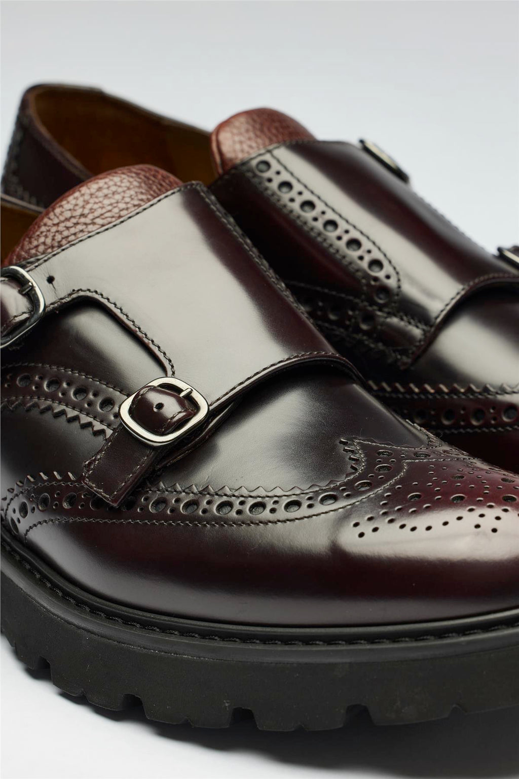 Bordo Tokalı Deri Ayakkabı - Image 5