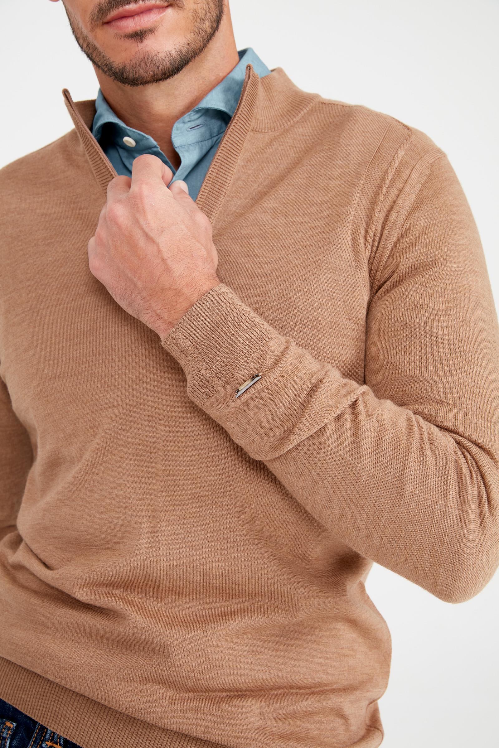 Camel Trio Yaka Yün Triko - Image 3