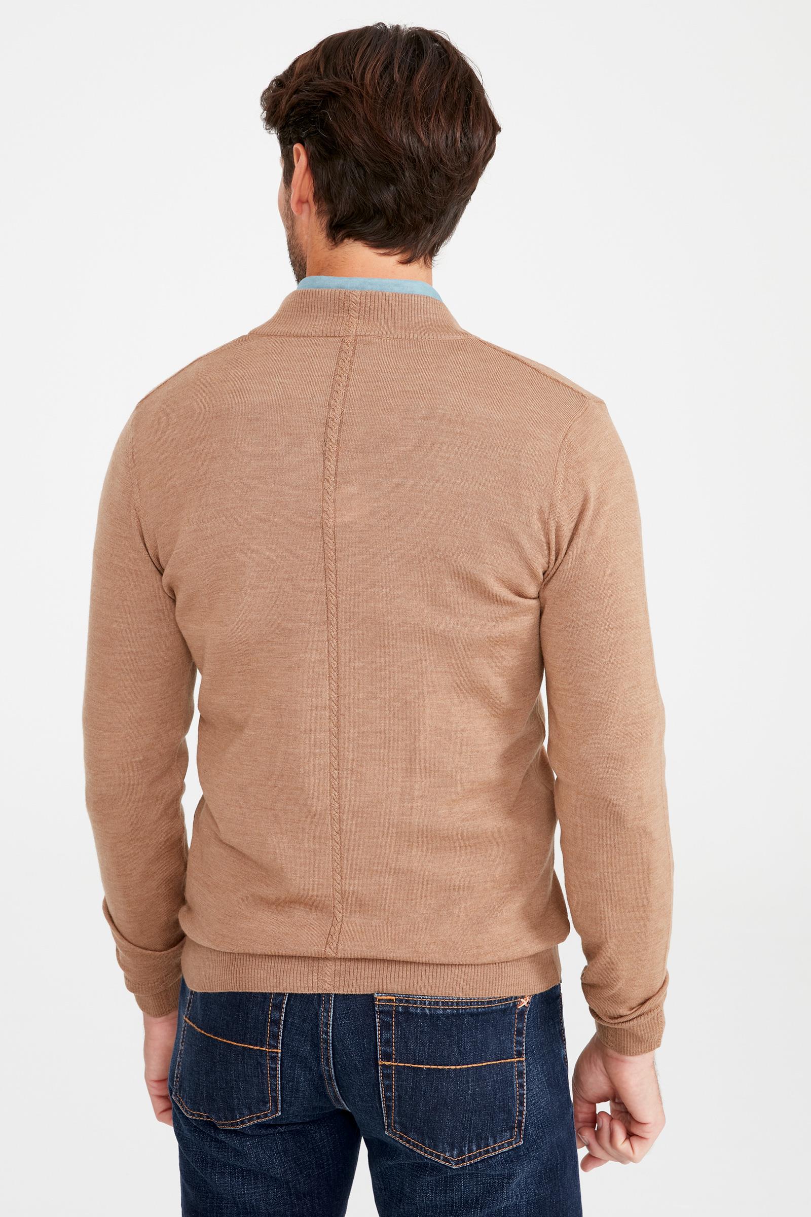 Camel Trio Yaka Yün Triko - Image 4