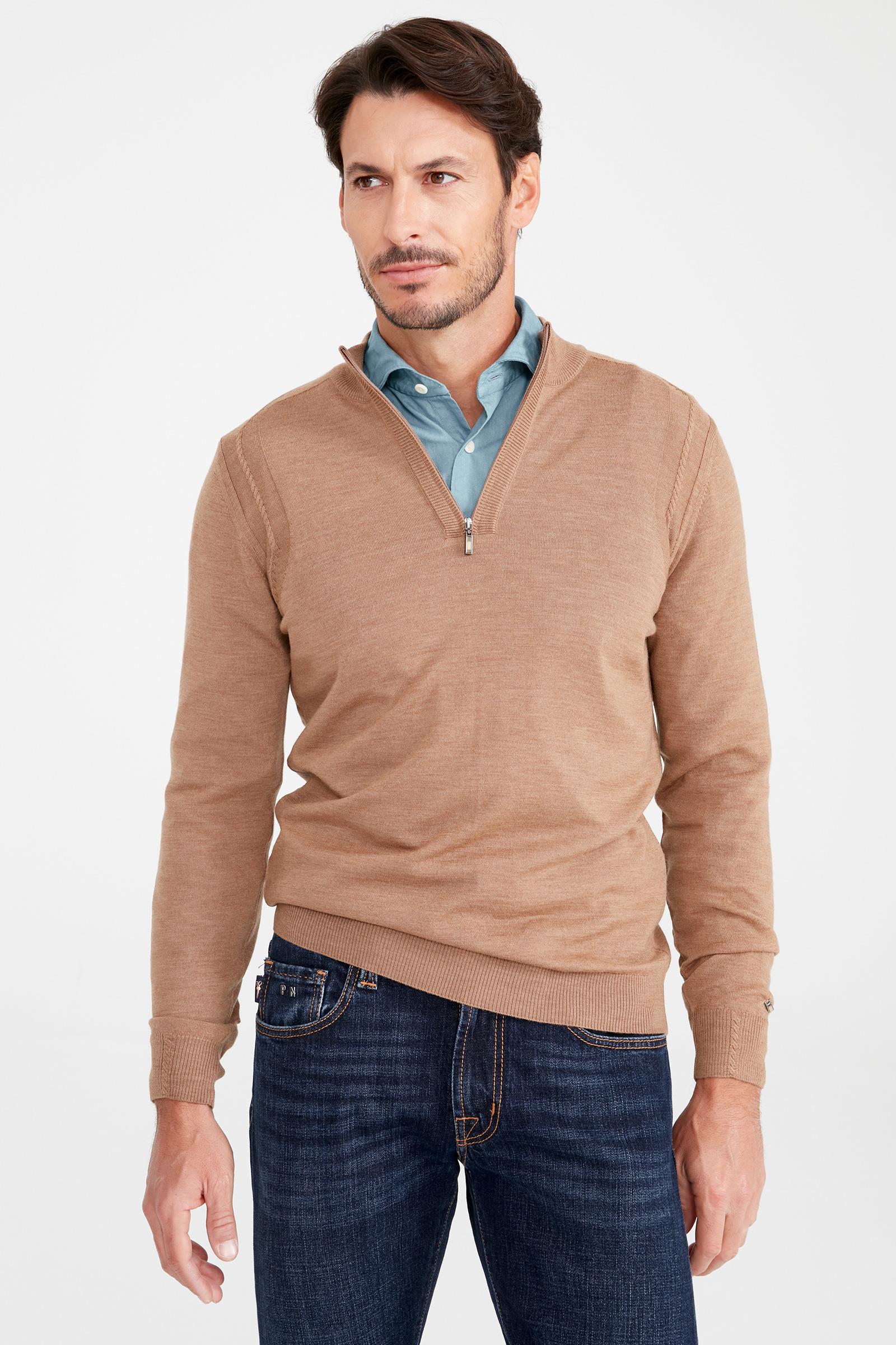 Camel Trio Yaka Yün Triko - Image 1