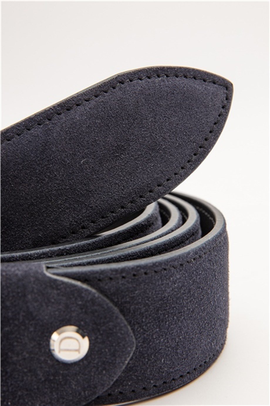 Doucal's Lacivert Erkek Deri Kemer - Image 2