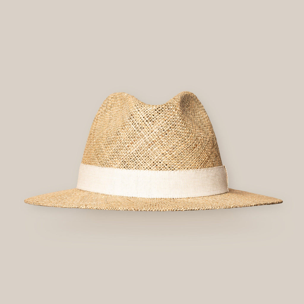 Ekru Hasır Panama Şapka - Image 3
