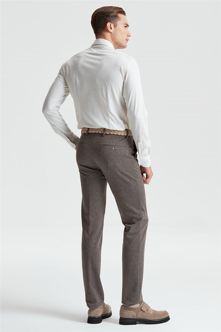 Ekru Pamuk Kaşmir Gömlek - Image 2