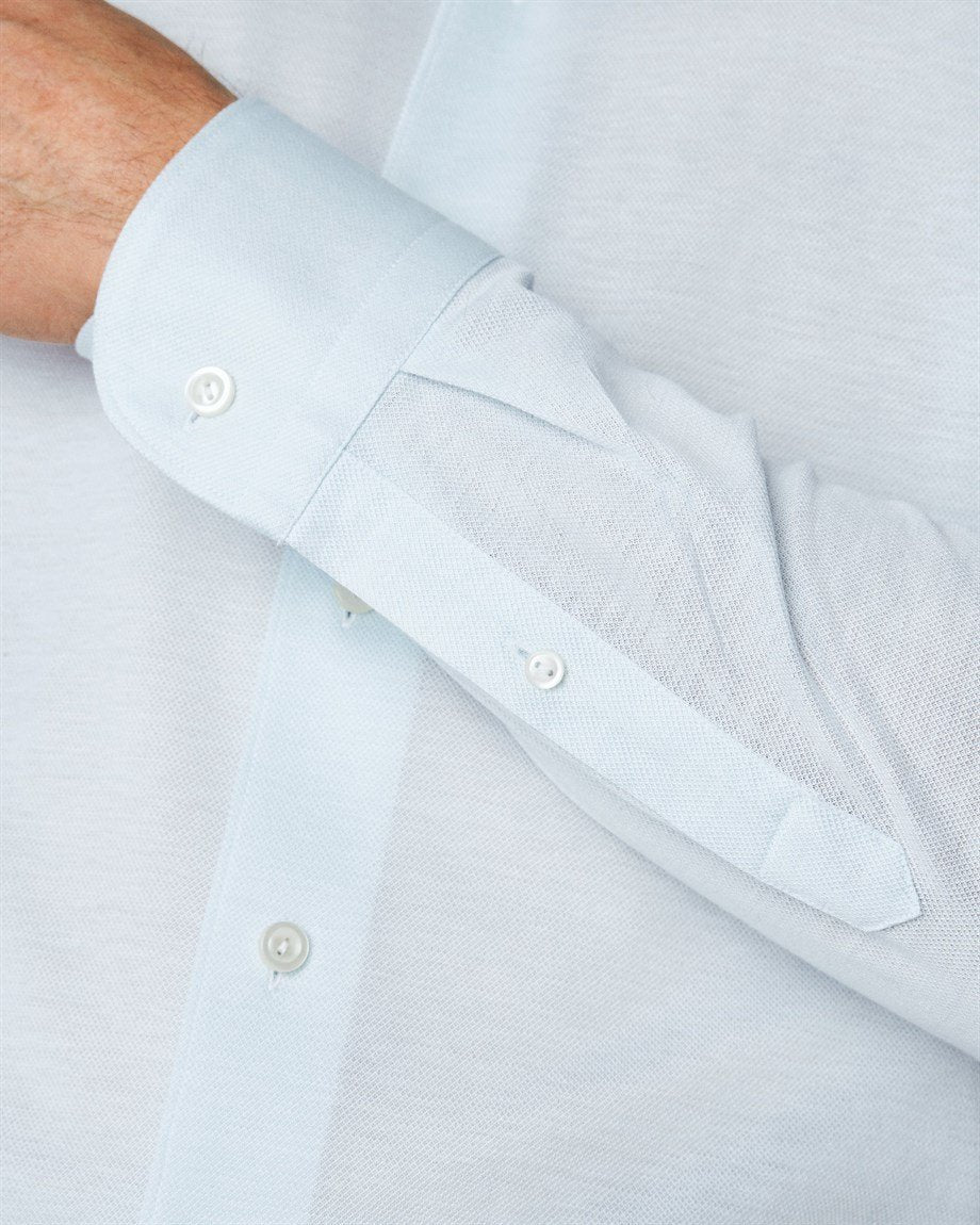 Eton Mint Yeşili Contemporary Pique Gömlek - Image 2