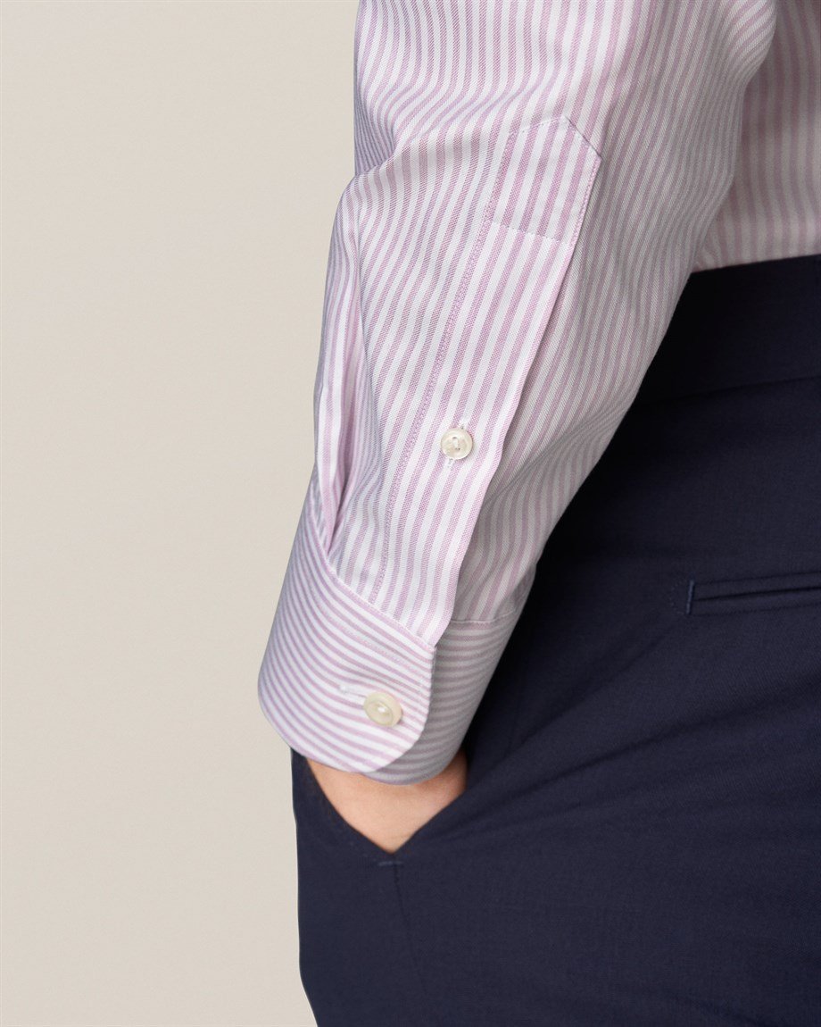 Eton Pembe Çizgili Erkek Gömlek - Image 2