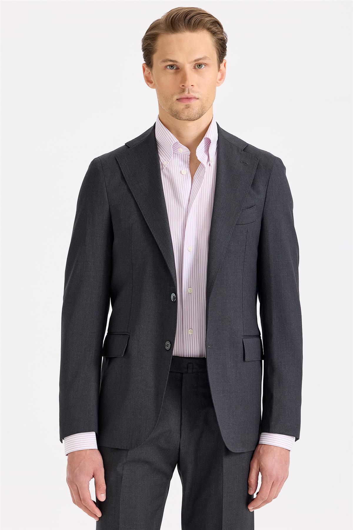 Füme Yün Takım Elbise - Image 2