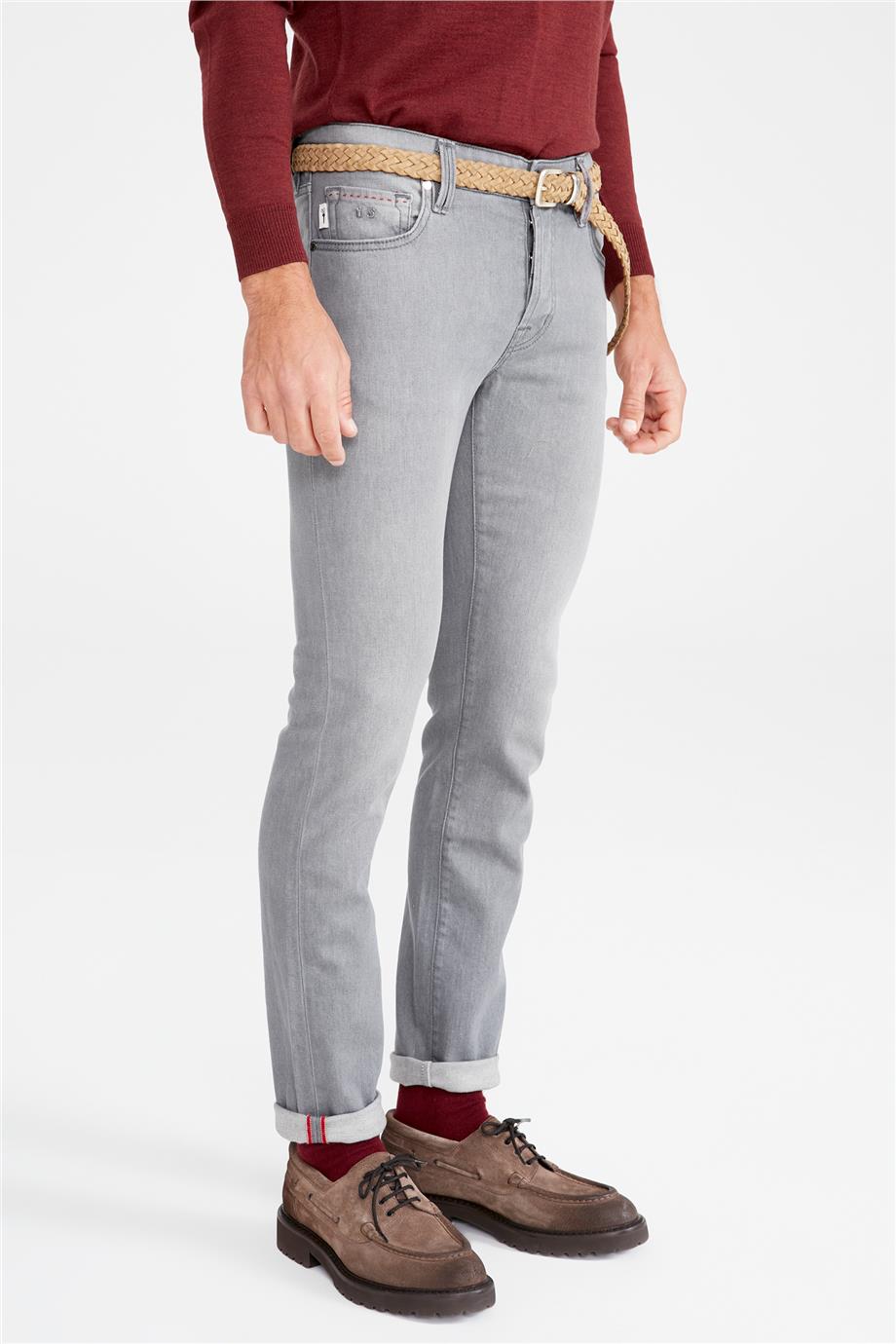 Gri Denim Pantolon - Image 4