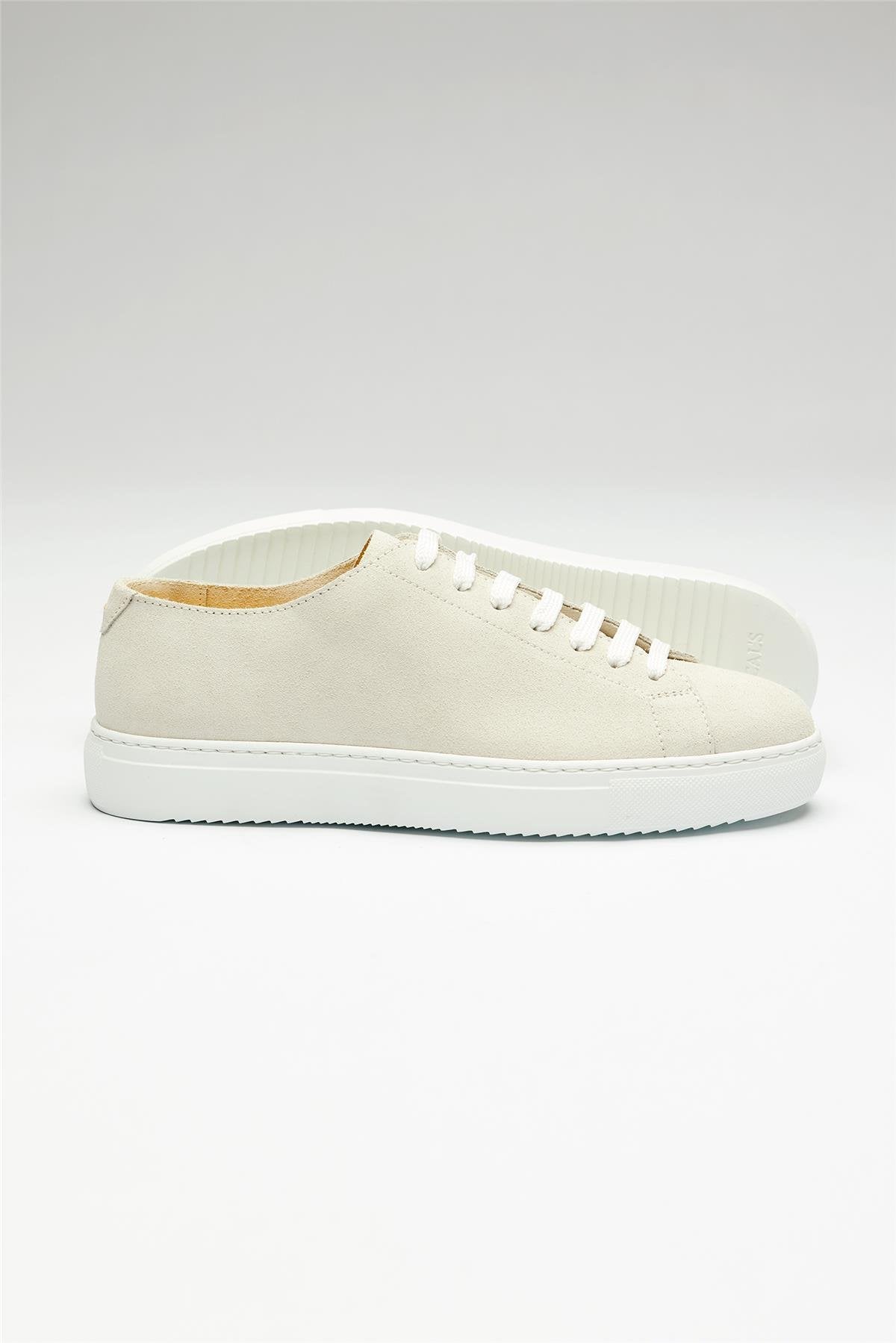 Bej Deri Sneaker - Image 4