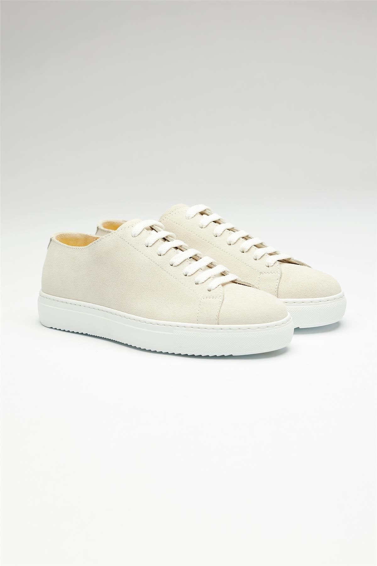 Bej Deri Sneaker - Image 5