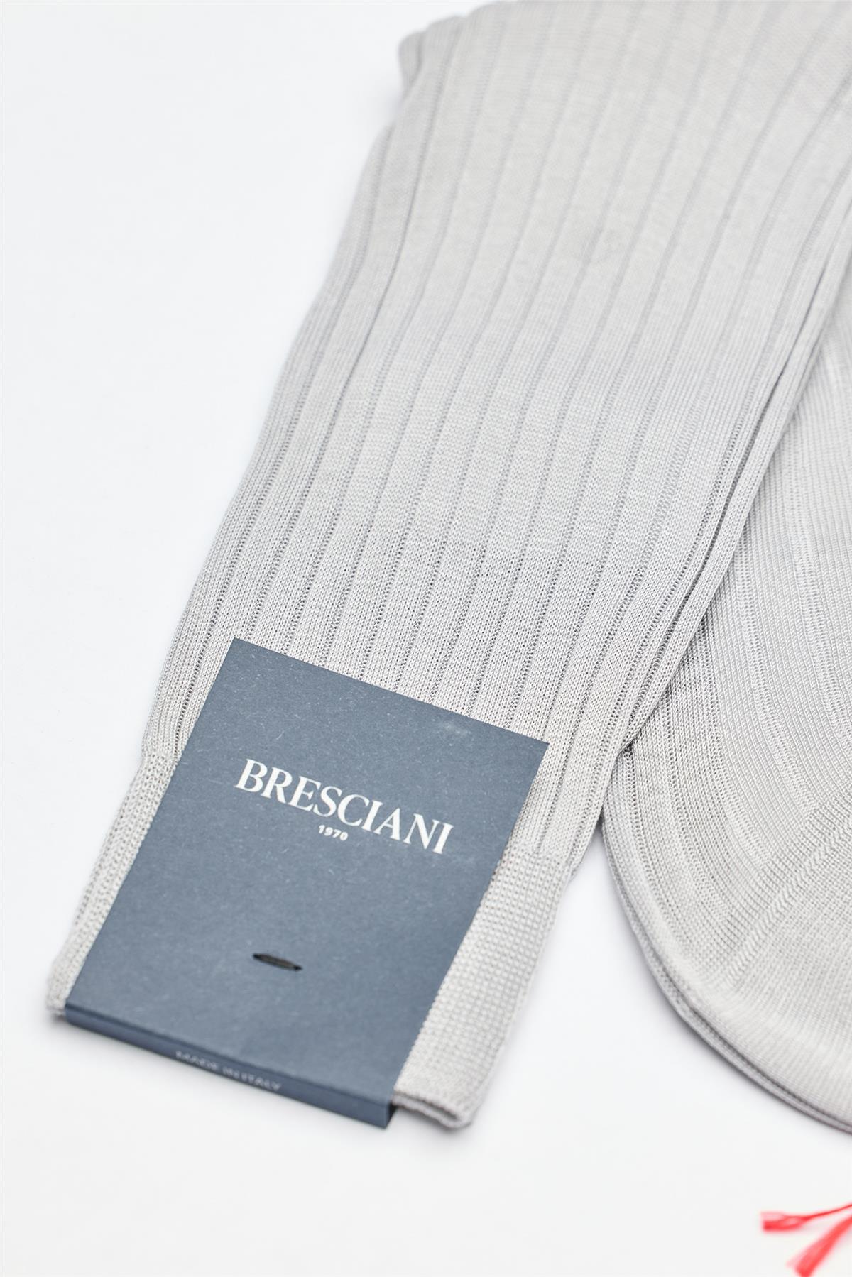 Gri Merserize Pamuk Çorap - Image 2