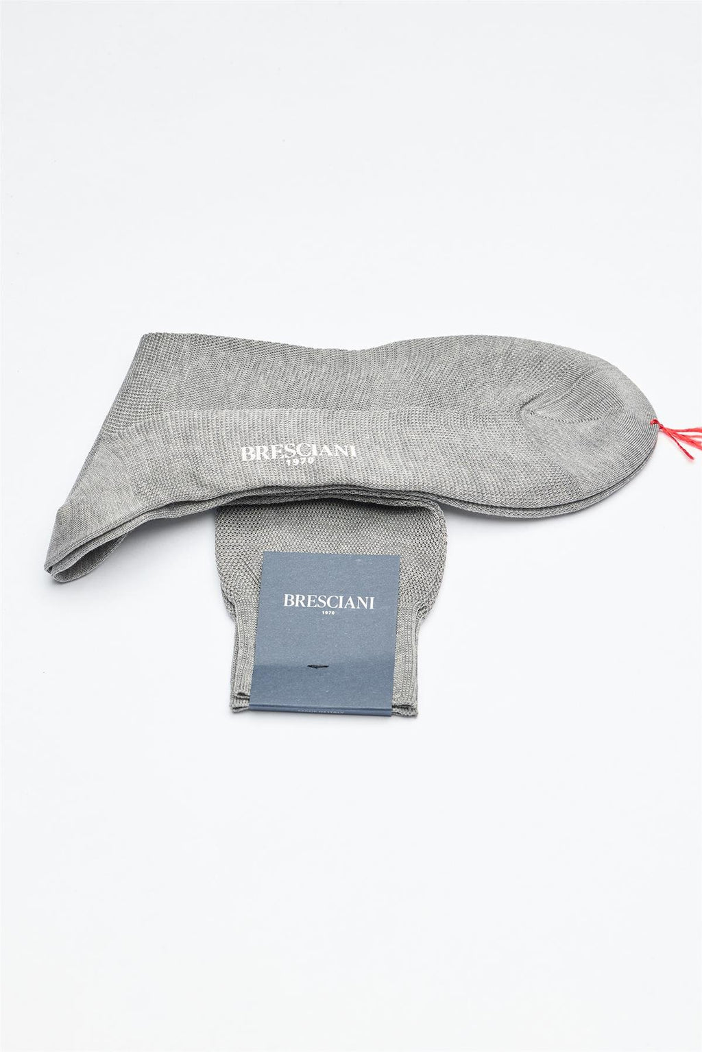 Gri Merserize Pamuk Çorap