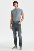 Gri Organik Pamuklu Denim Pantolon - Image 1