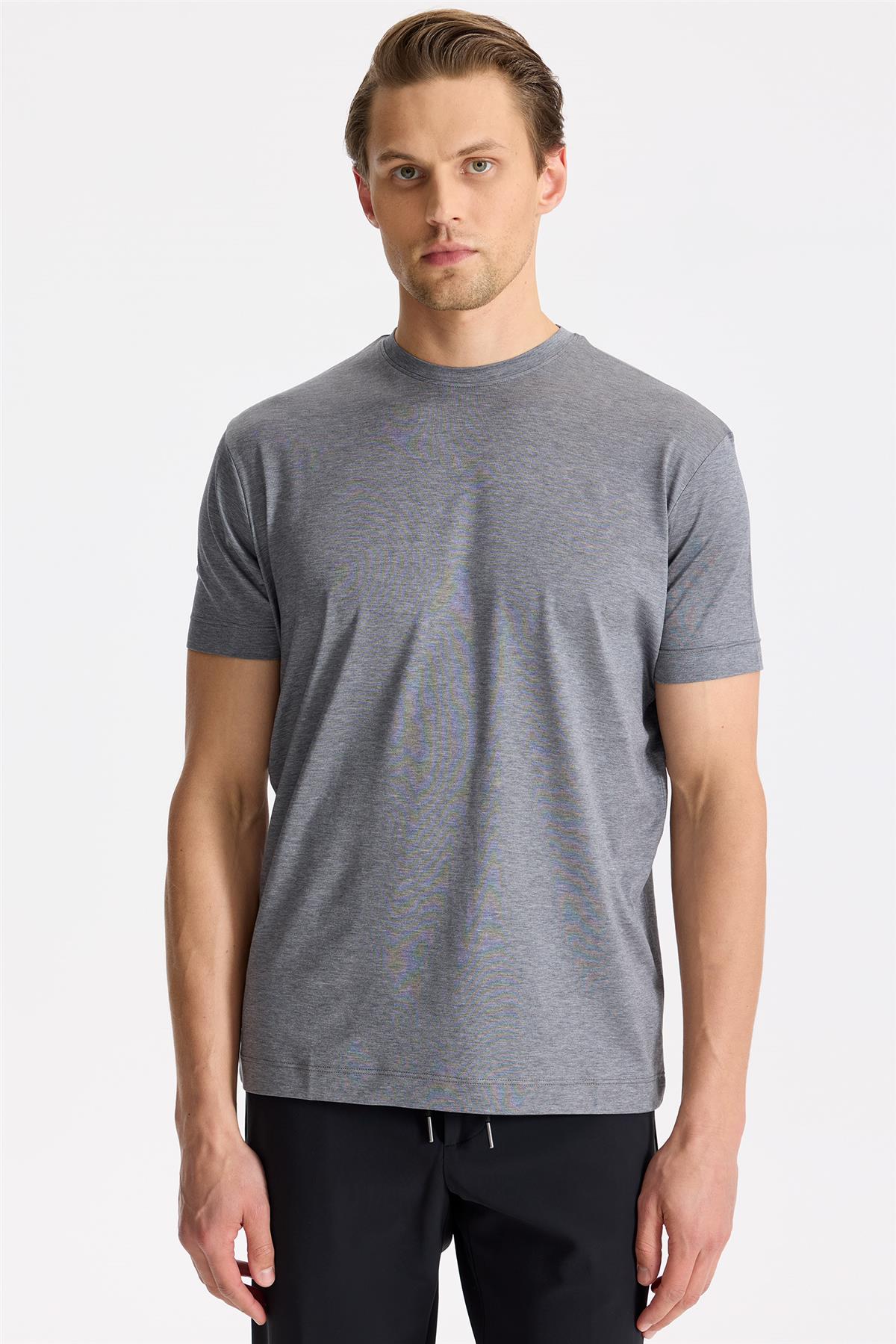 Gri Pamuk T-Shirt
