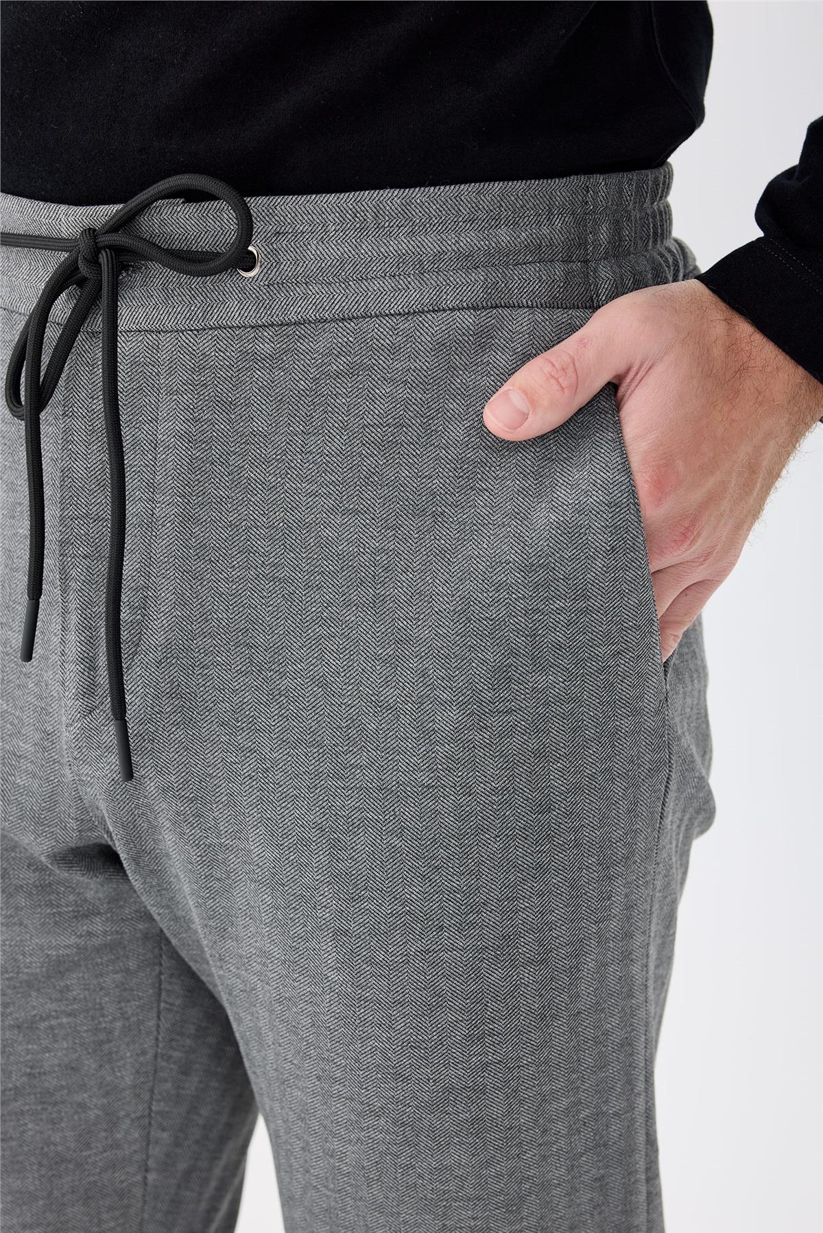 Gri Running Spor Takım Elbise - Image 5