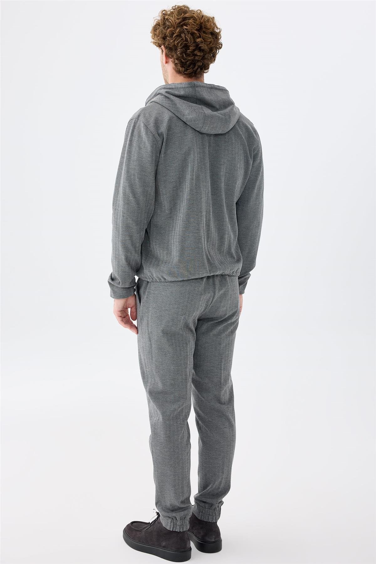 Gri Running Spor Takım Elbise - Image 3