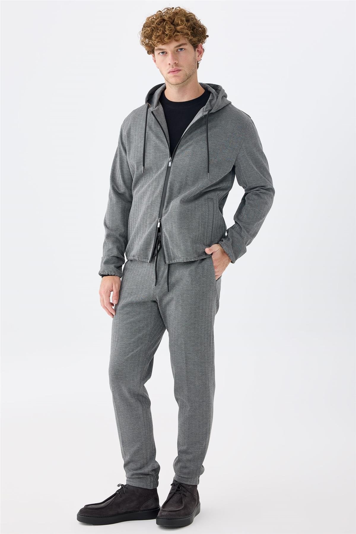 Gri Running Spor Takım Elbise - Image 1