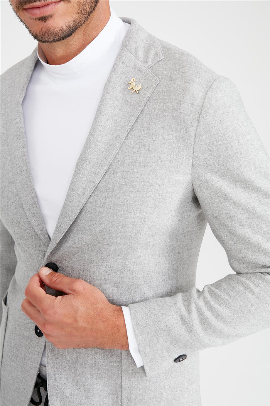 Gri Running Spor Takım Elbise