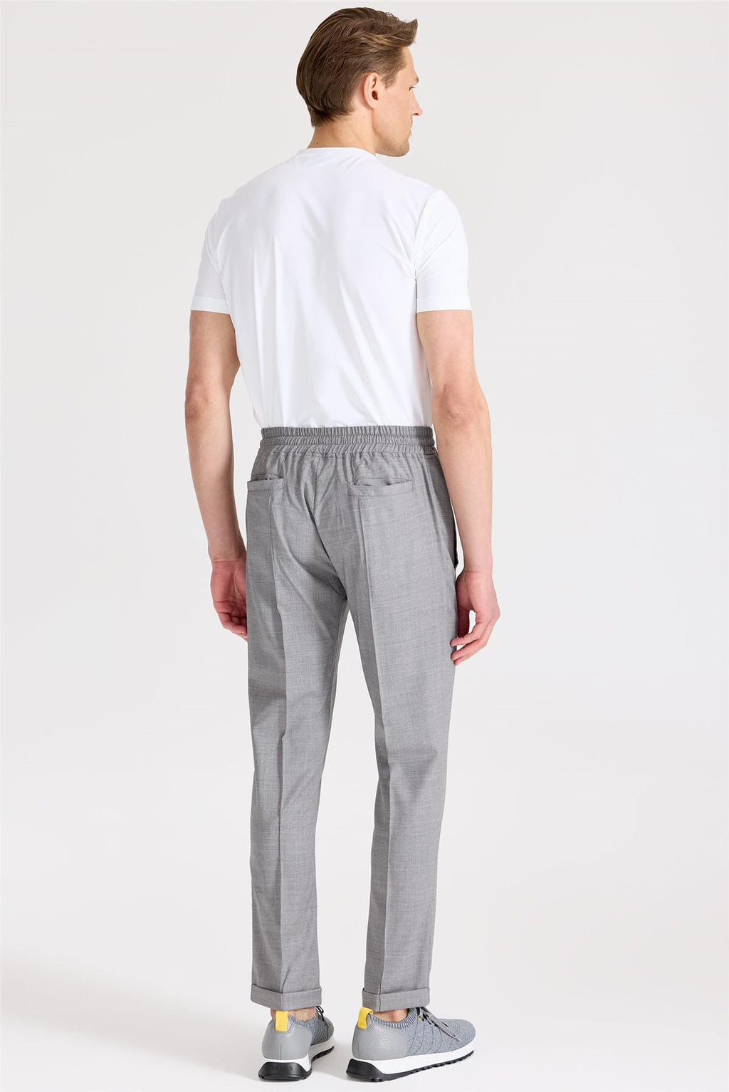Gri Yün Spor Pantolon - 6