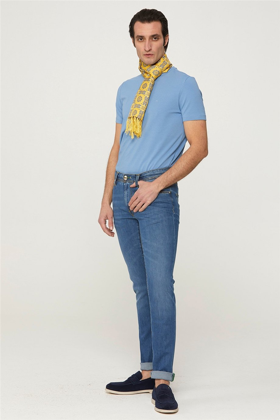 İpek Leonardo Mavi Denim Pantolon - Image 2