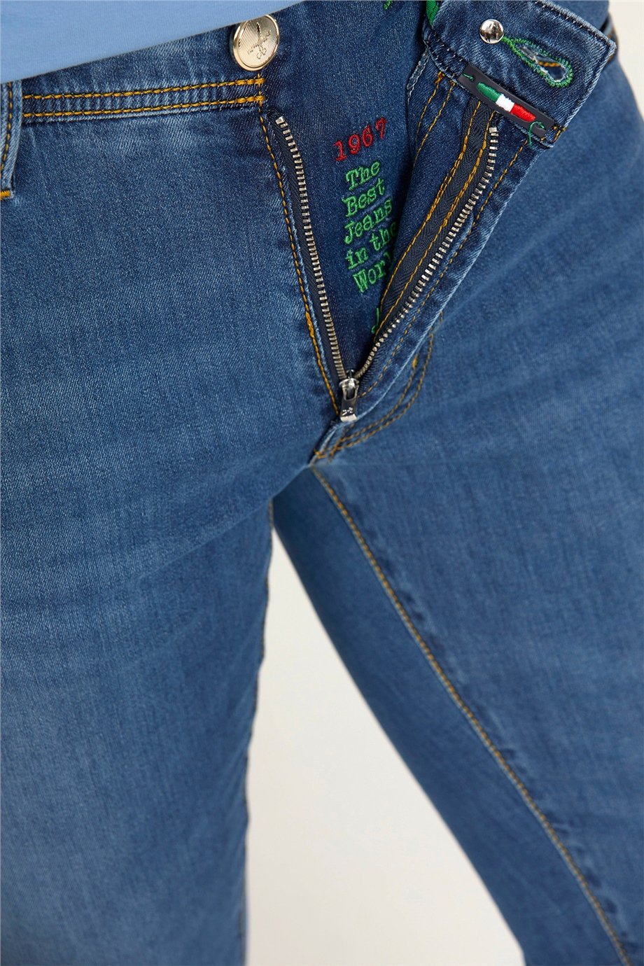 İpek Leonardo Mavi Denim Pantolon - Image 4