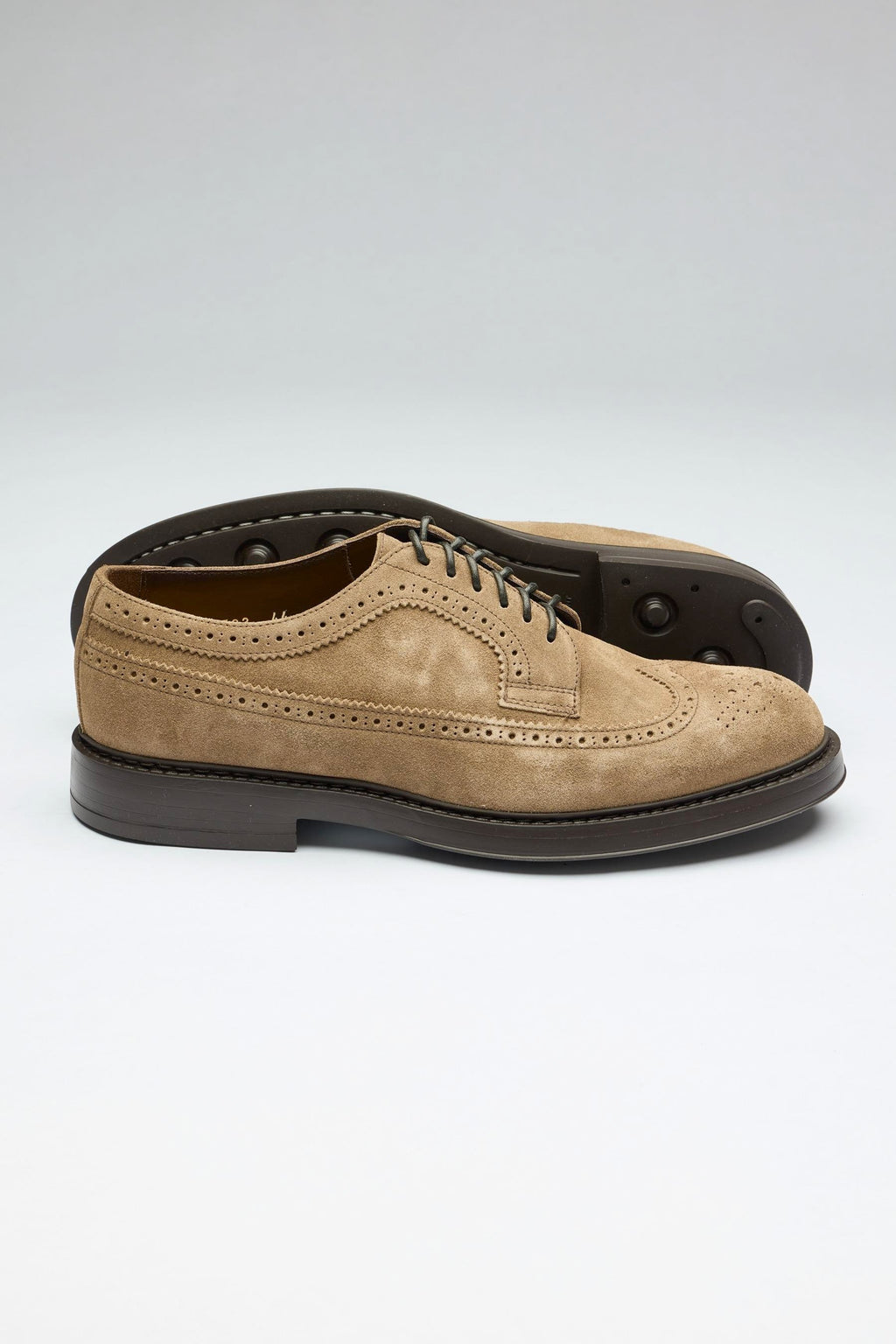 Kahverengi Bağcıklı Derby Süet Ayakkabı - Image 2
