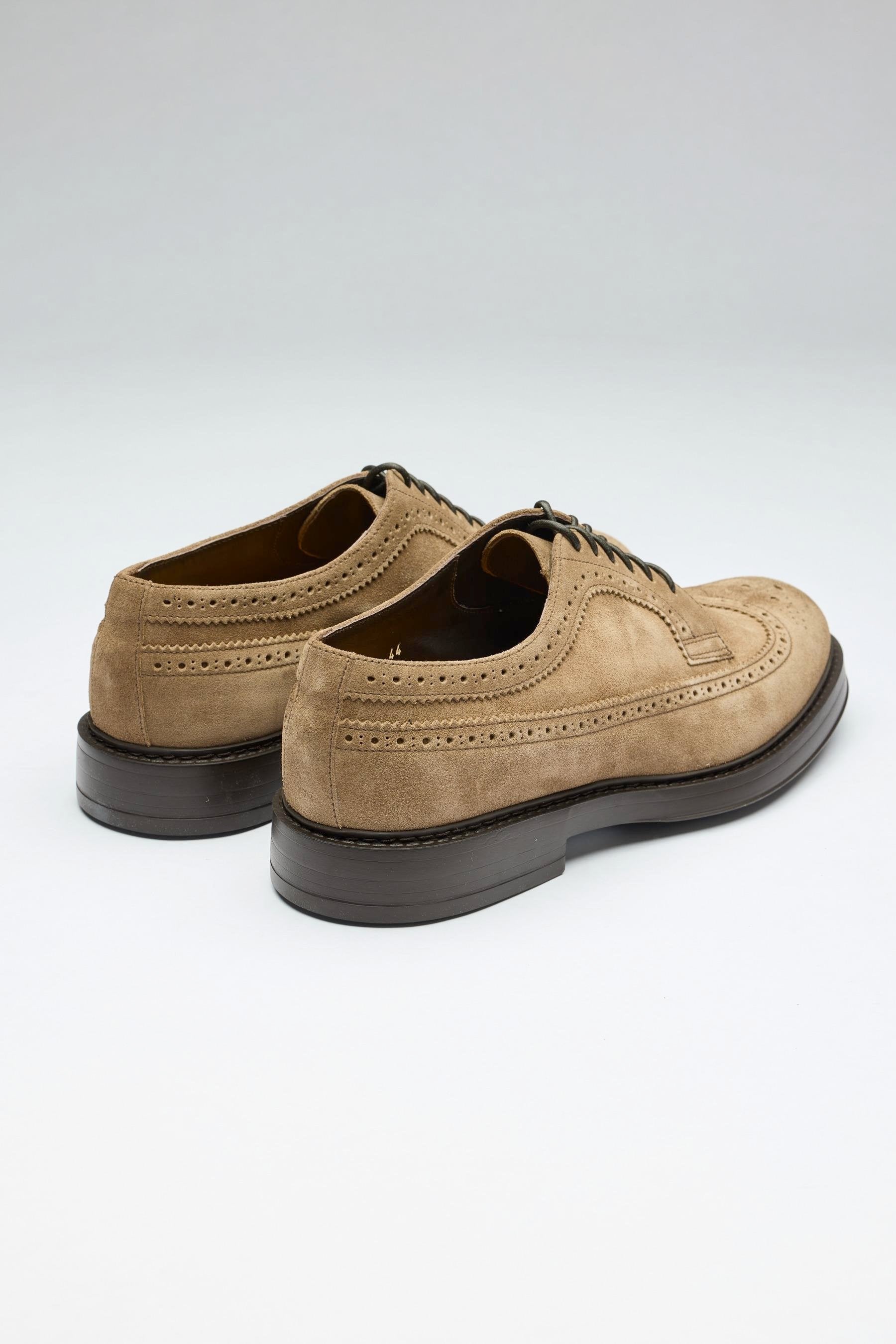 Kahverengi Bağcıklı Derby Süet Ayakkabı - Image 5