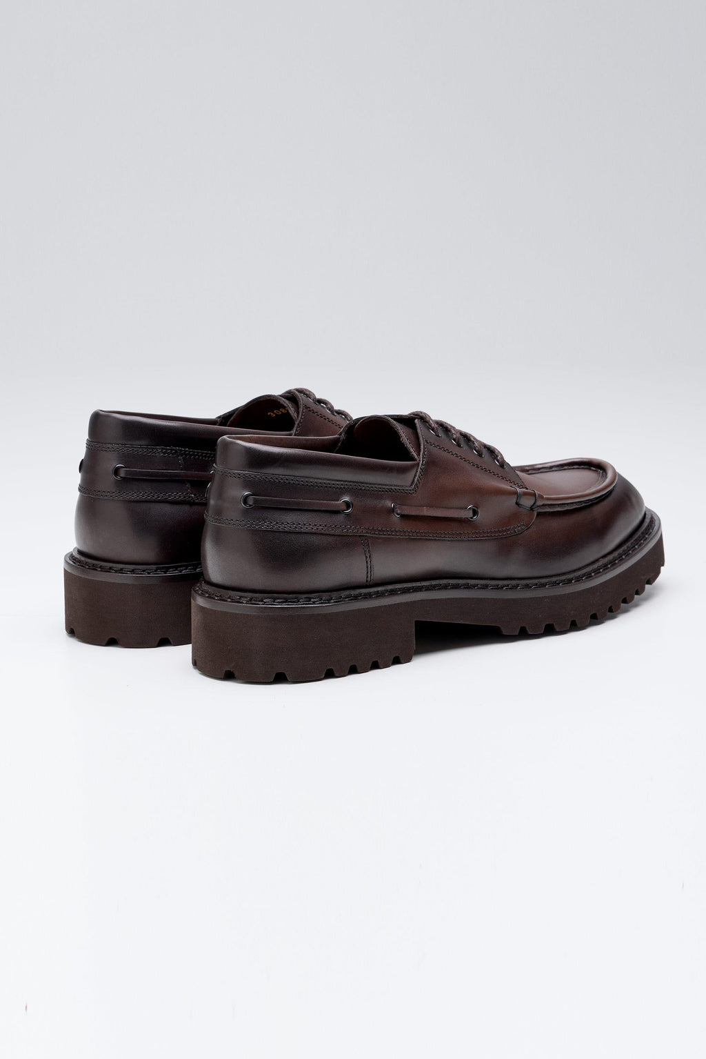 Kahverengi Bağcıklı Deri Ayakkabı - Image 4