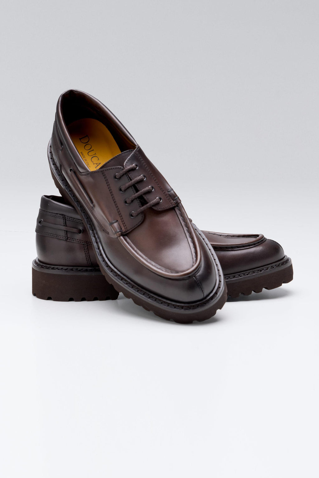 Kahverengi Bağcıklı Deri Ayakkabı - Image 5