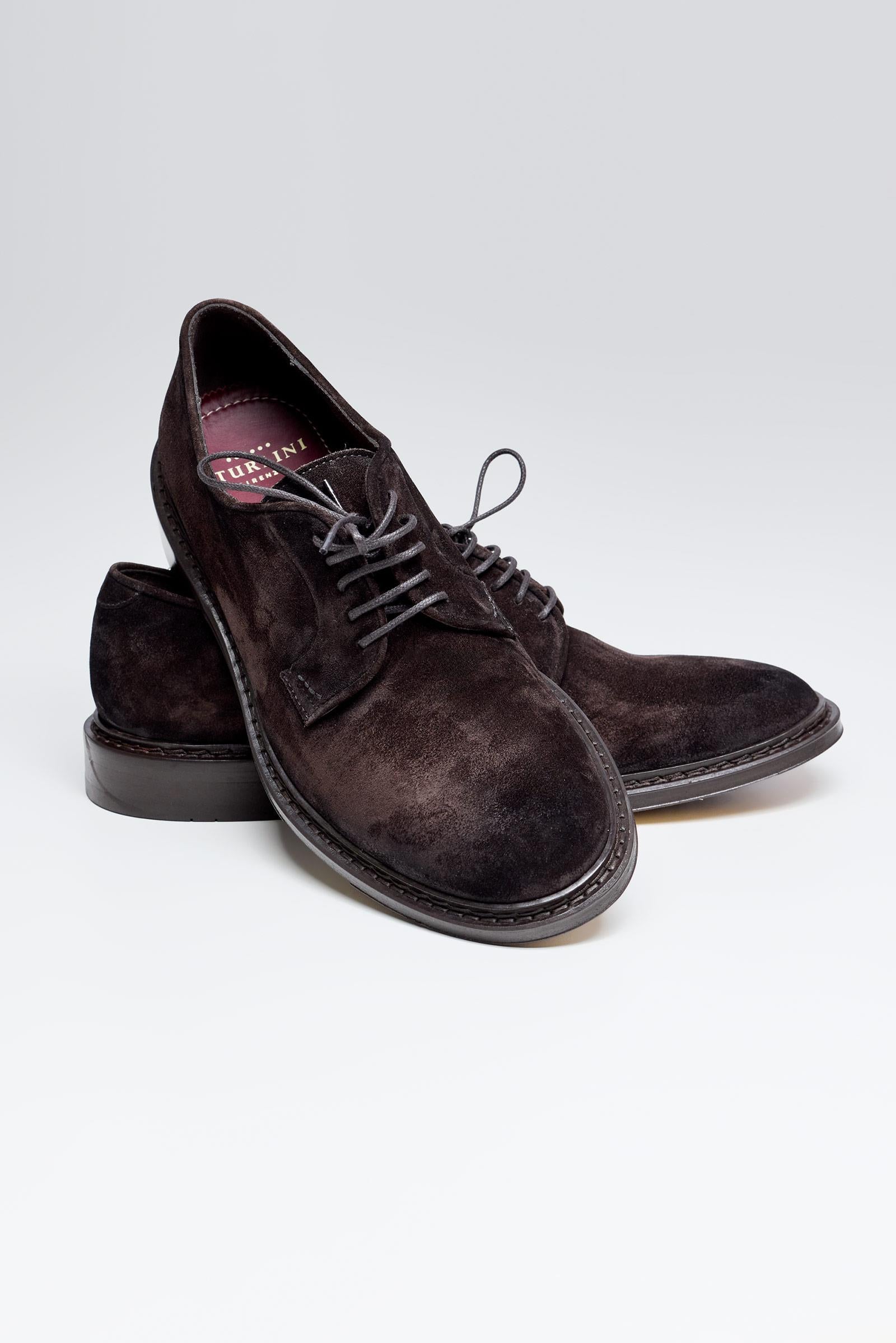 Kahverengi Bağcıklı Süed Ayakkabı - Image 5