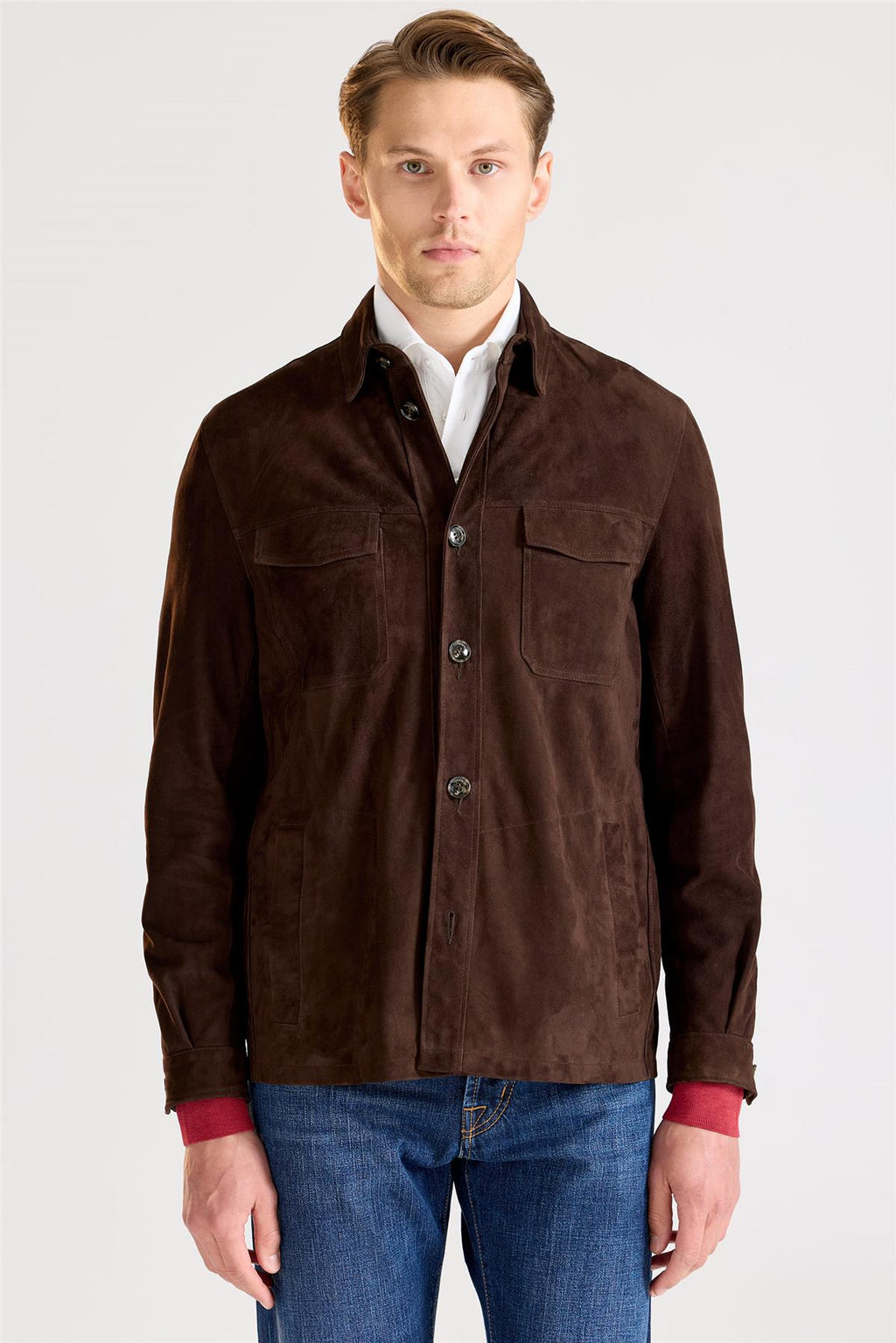 Kahverengi Deri Ceket