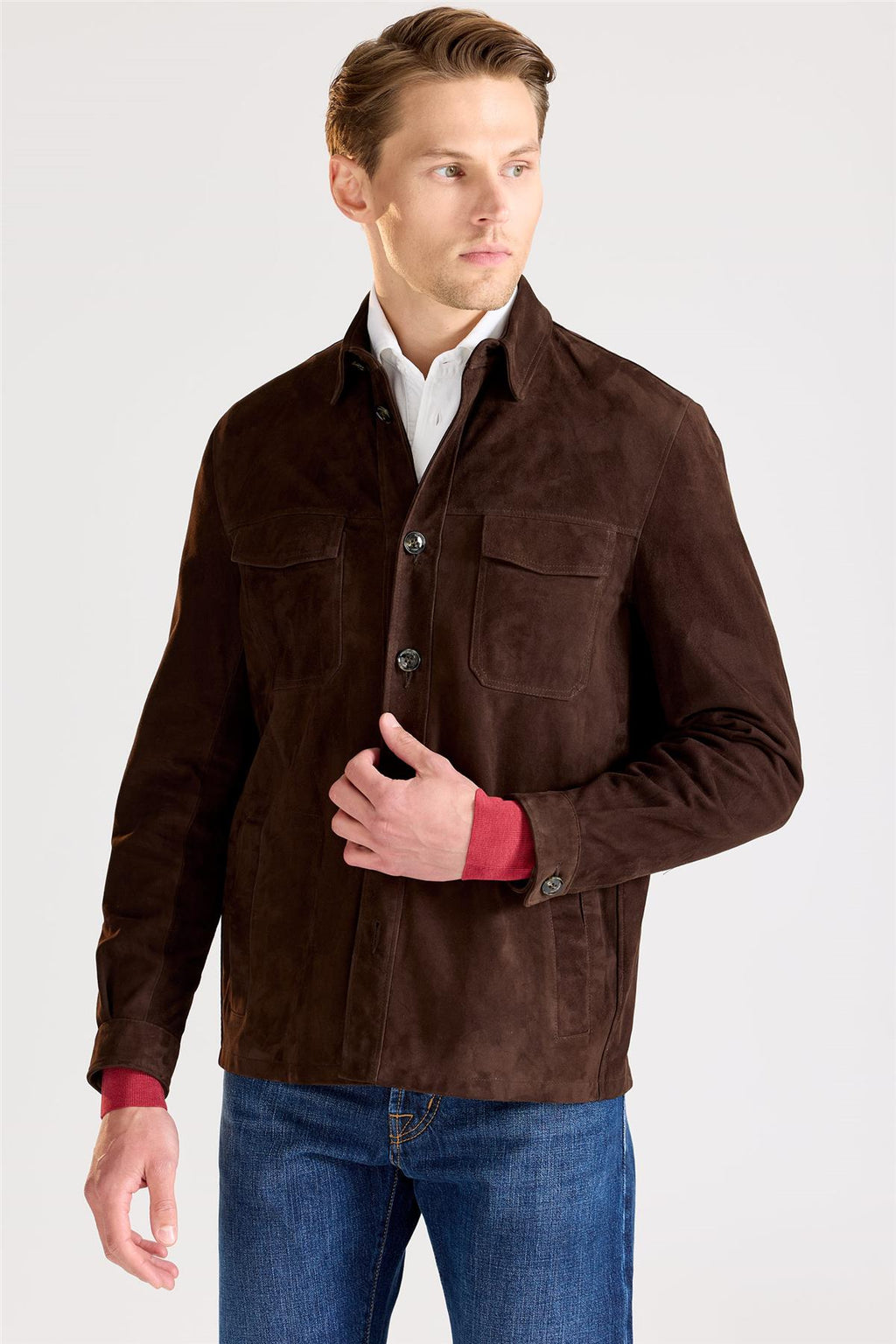 Kahverengi Deri Ceket