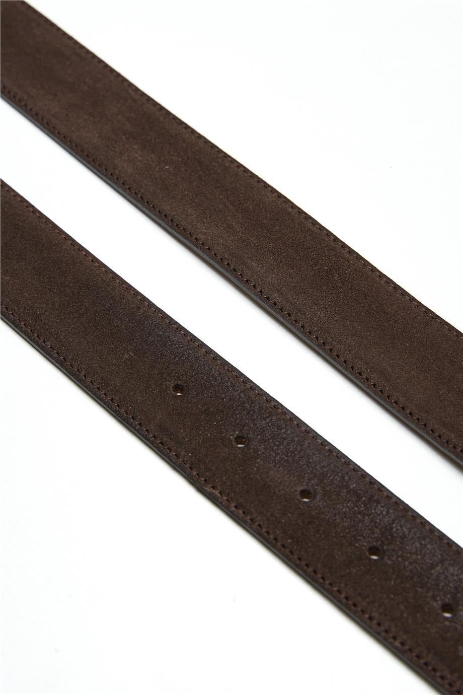 Kahverengi Deri Erkek Kemer - Image 3