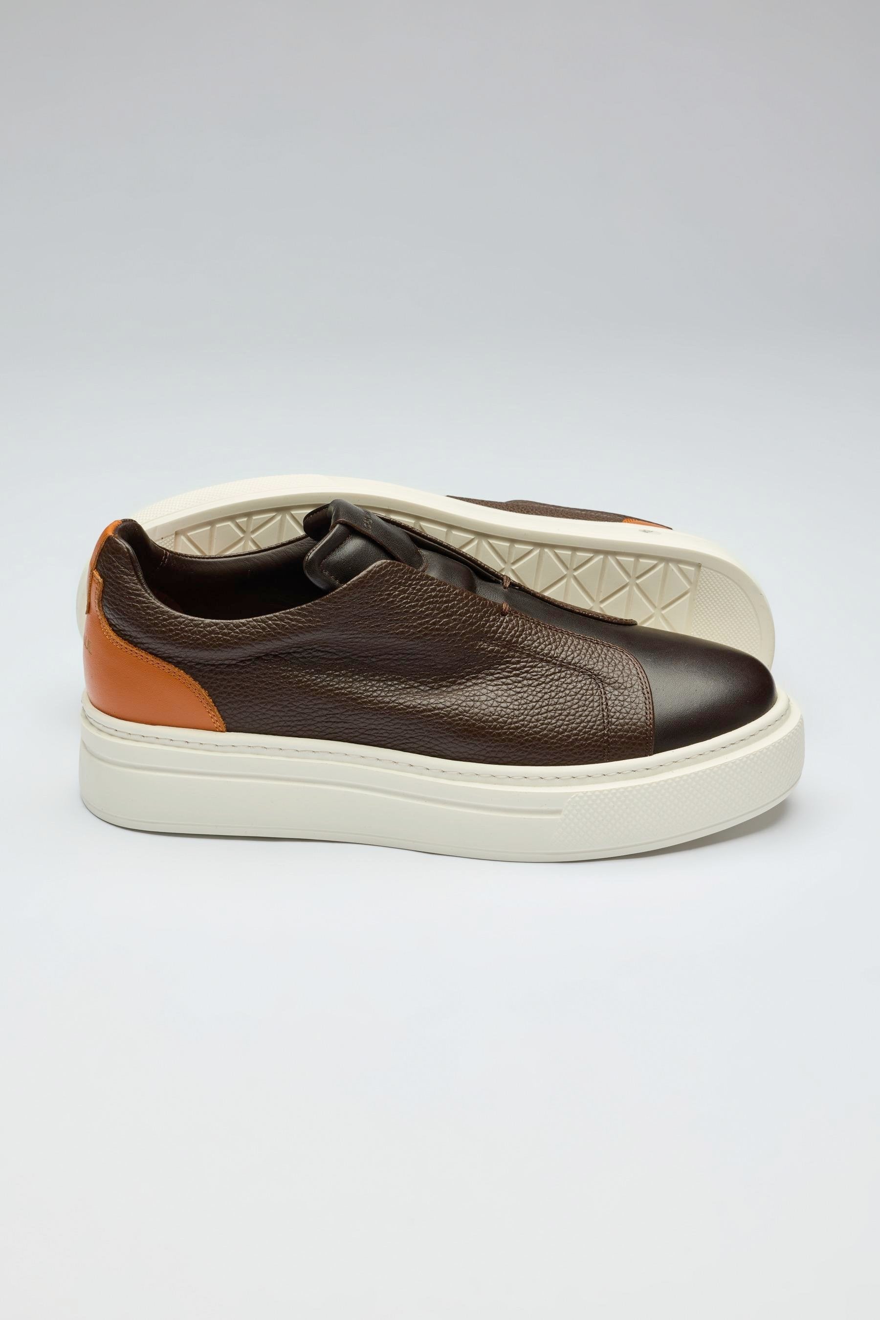 Kahverengi Deri Sneaker - Image 2
