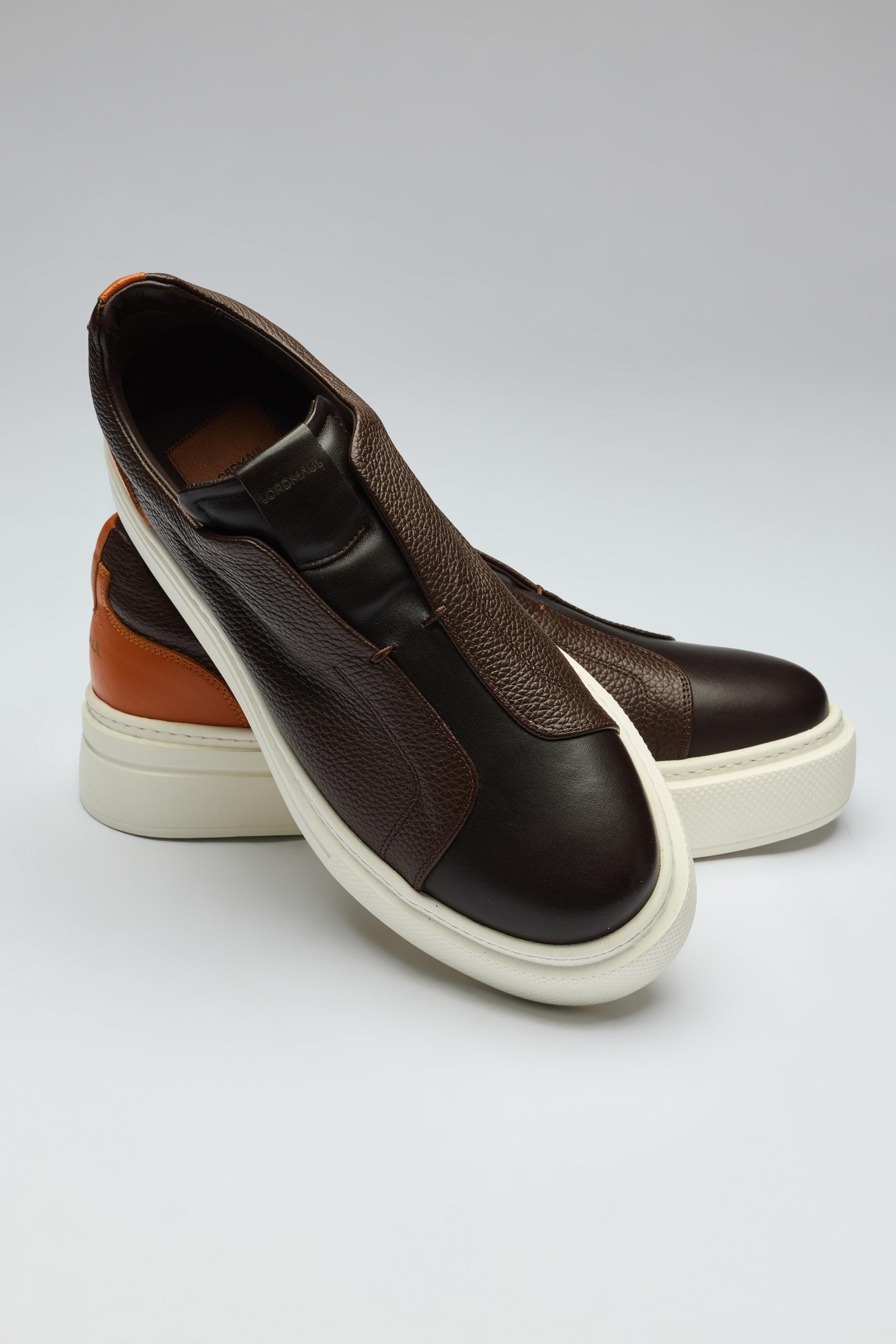 Kahverengi Deri Sneaker - Image 3