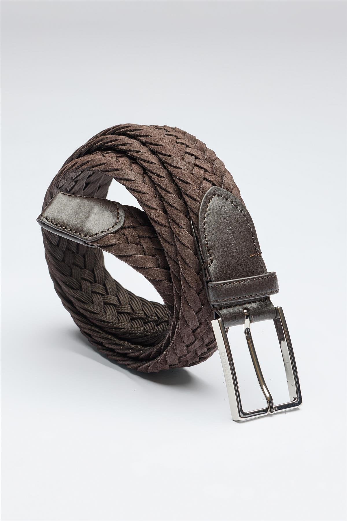 Kahverengi Örgü Süed Kemer - Image 1