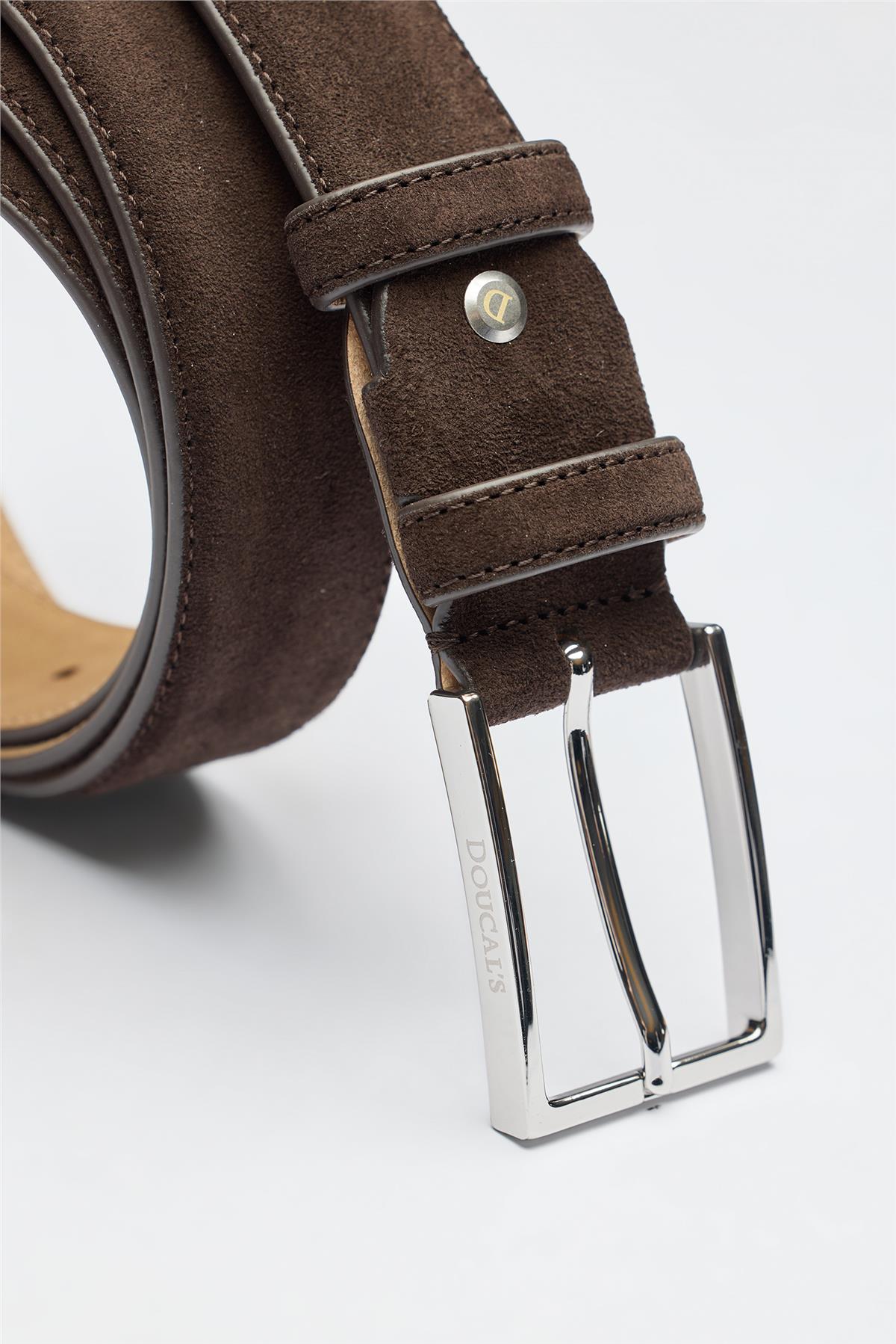 Kahverengi Süed Kemer