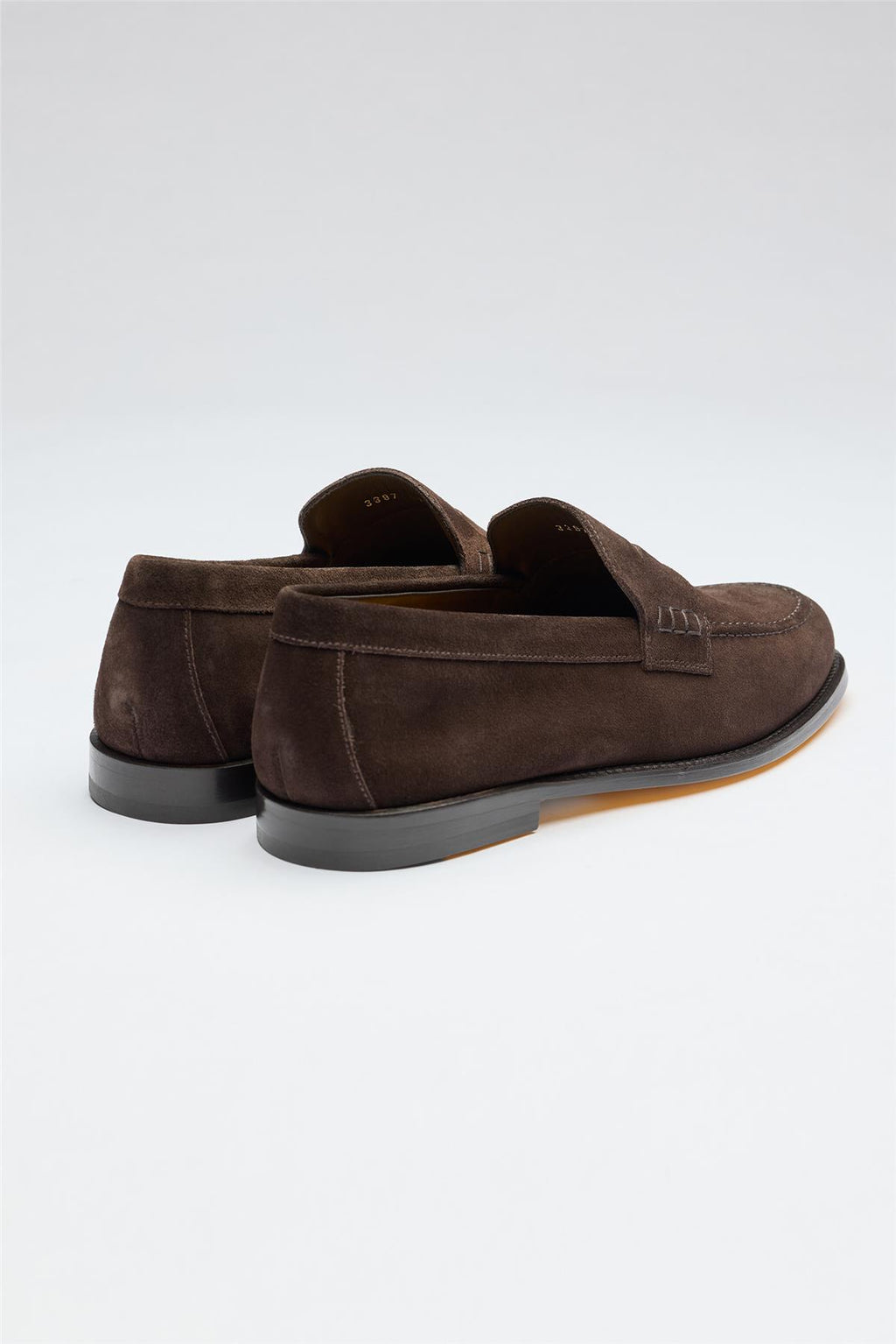 Kahverengi Süed Penny Loafer - 6