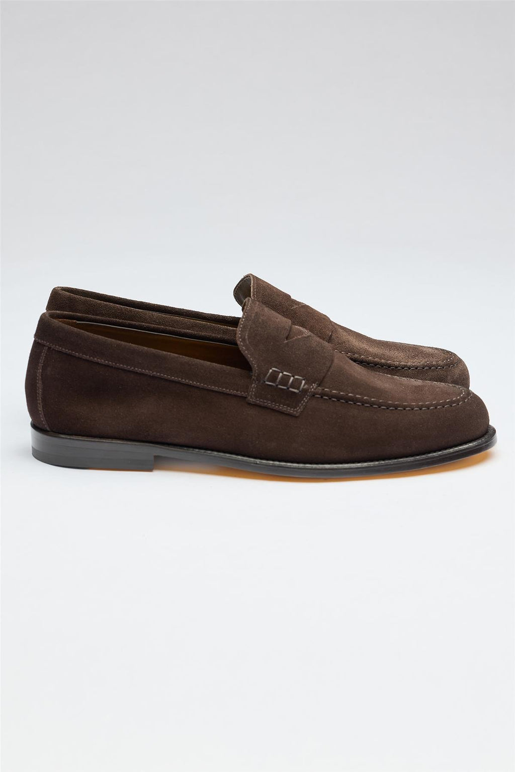 Kahverengi Süed Penny Loafer - Image 1