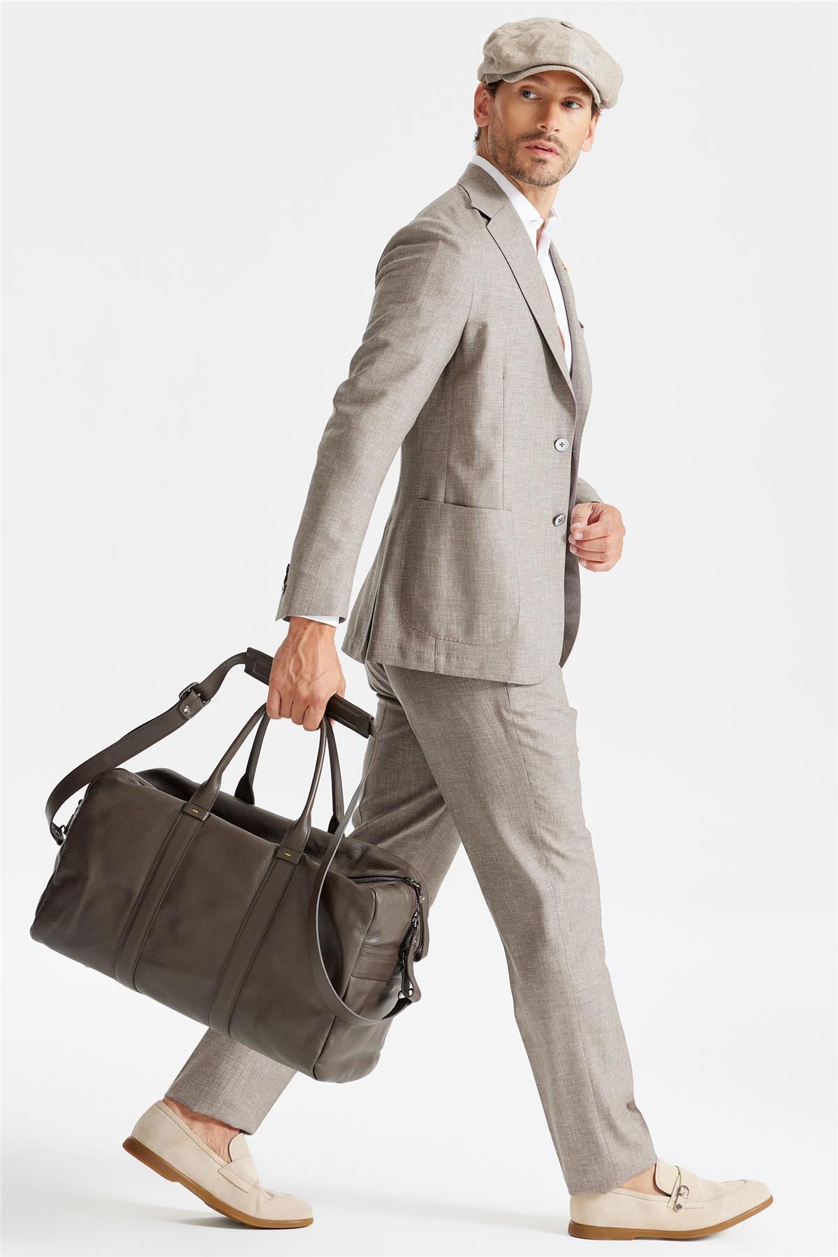 Kahverengi Yün Takım Elbise - Image 1