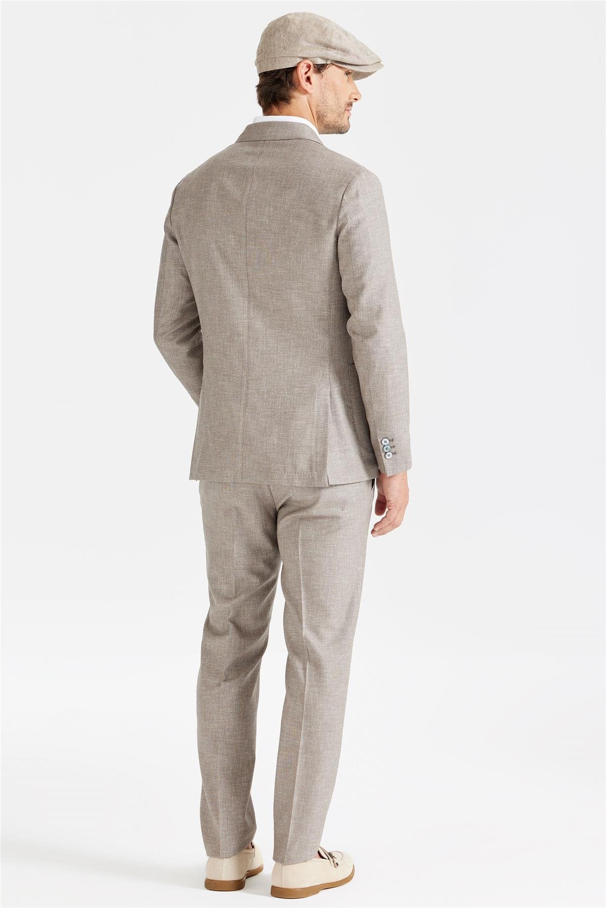 Kahverengi Yün Takım Elbise - Image 5