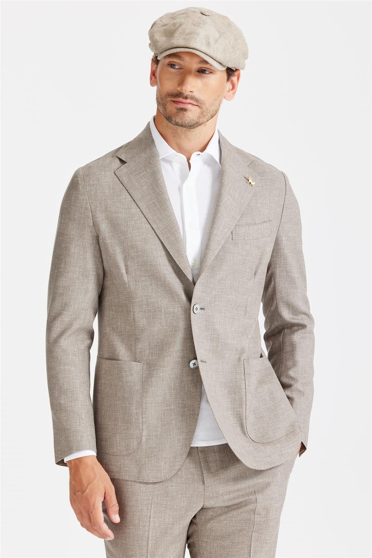 Kahverengi Yün Takım Elbise - Image 3